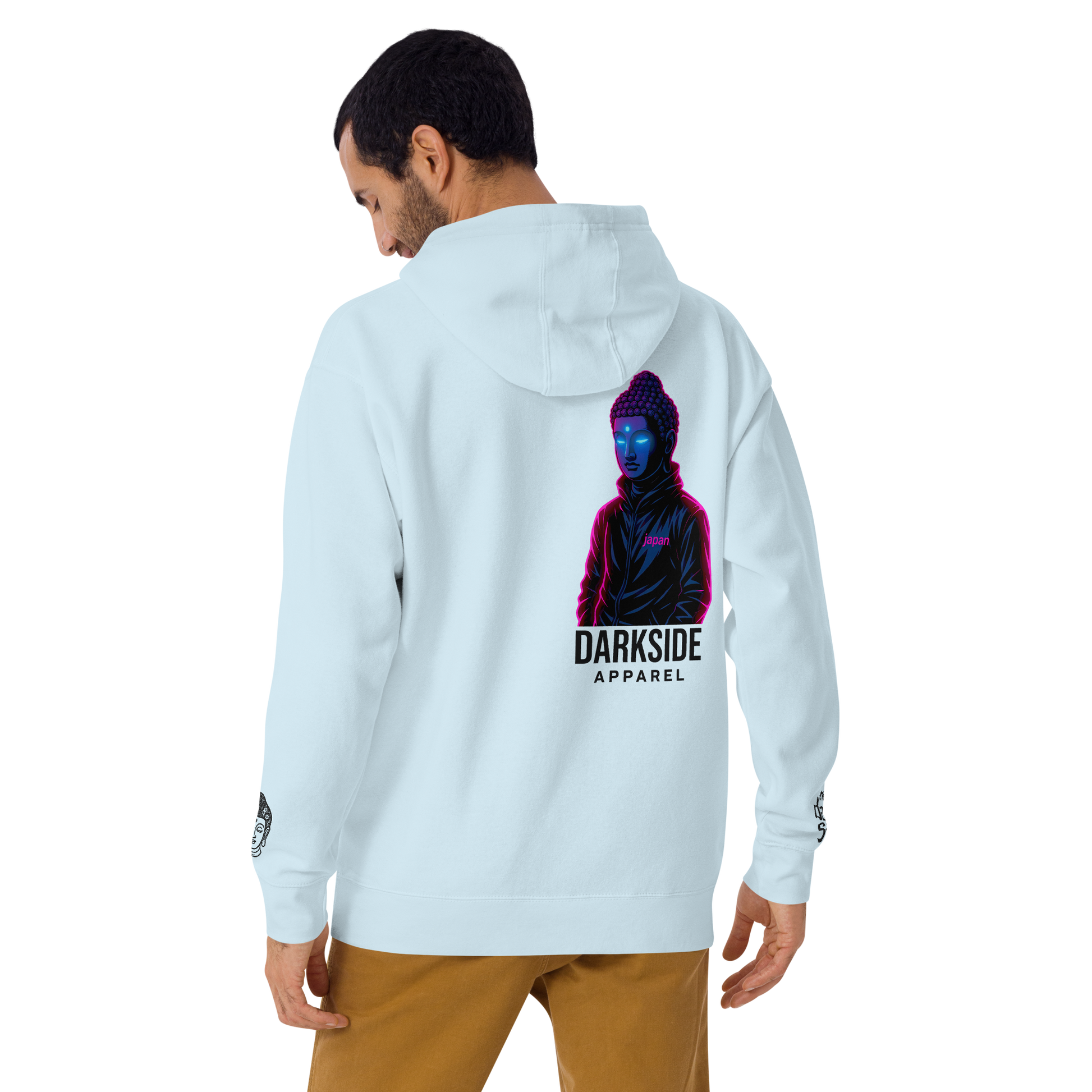 Darkside Apparel Hoodie – Neon Buddha Edition