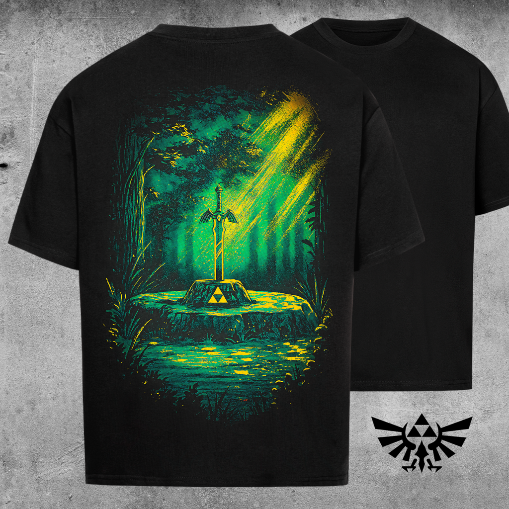 The Legend of Zelda: Master Sword in the Lost Forest - Oversized Shirt