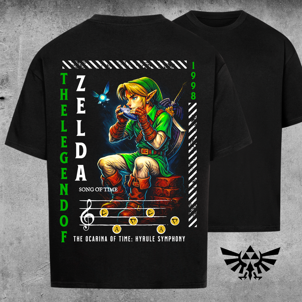 The Legend of Zelda – Ocarina of Time (Song of Time Edition) - Oversized Shirt