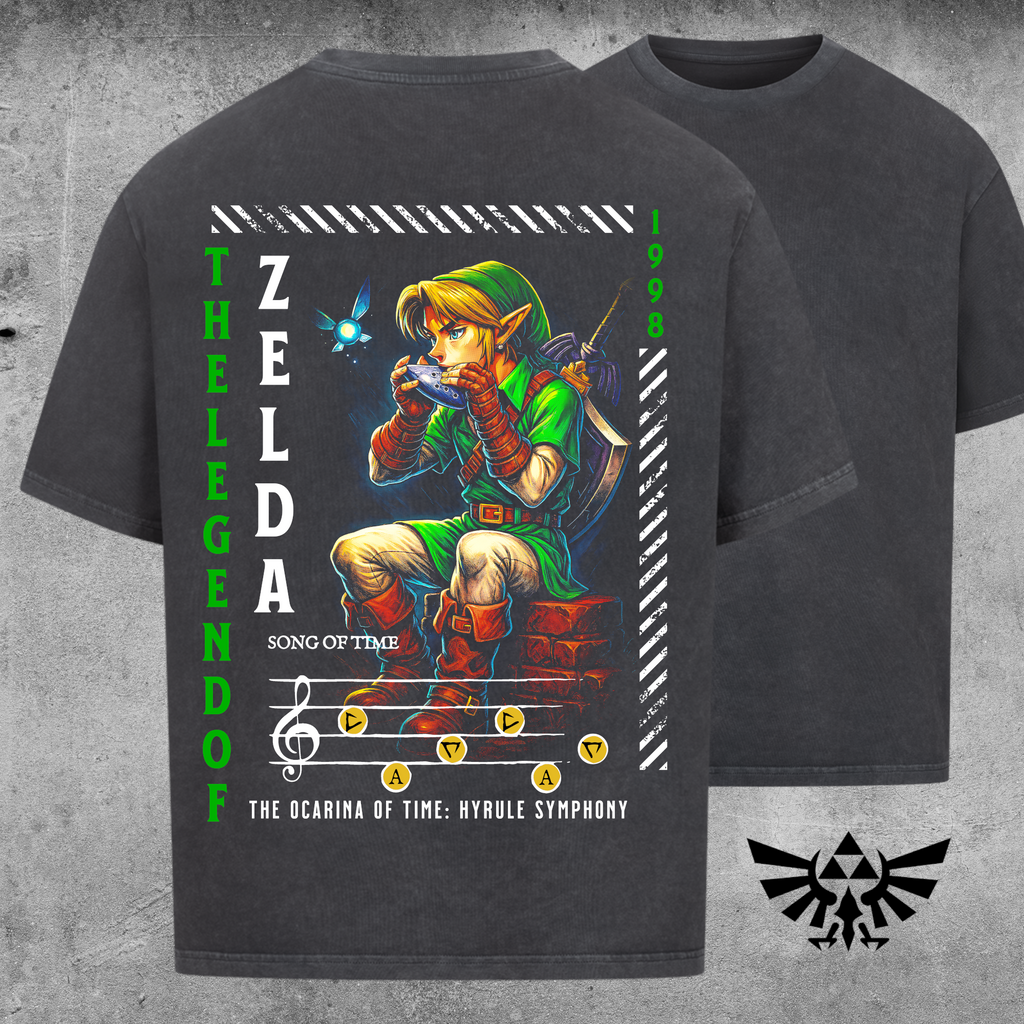 The Legend of Zelda – Ocarina of Time (Song of Time Edition) - Oversized Shirt