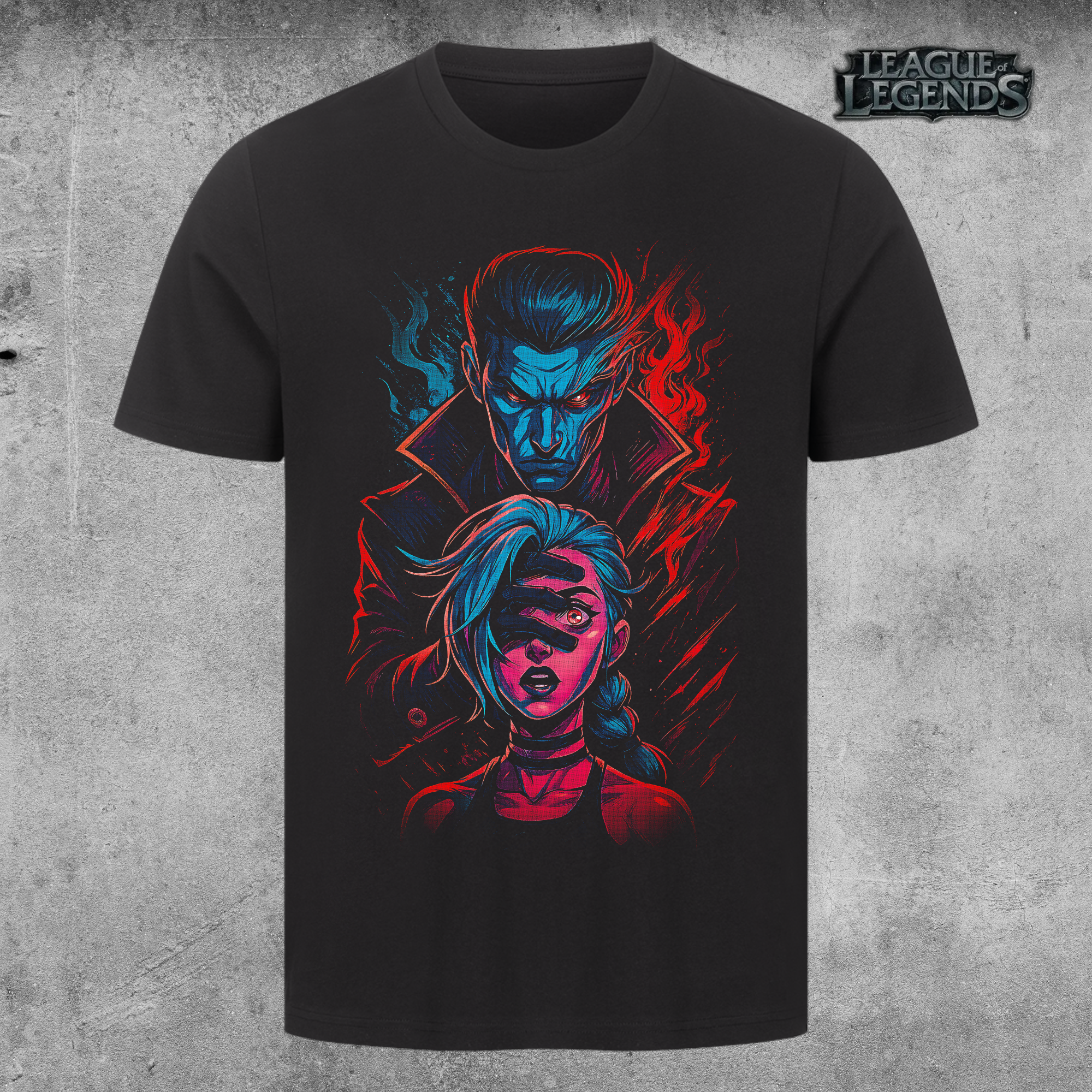 Arcane / League of Legends – Jinx & Silco (Shadow of Zaun) - Shirt