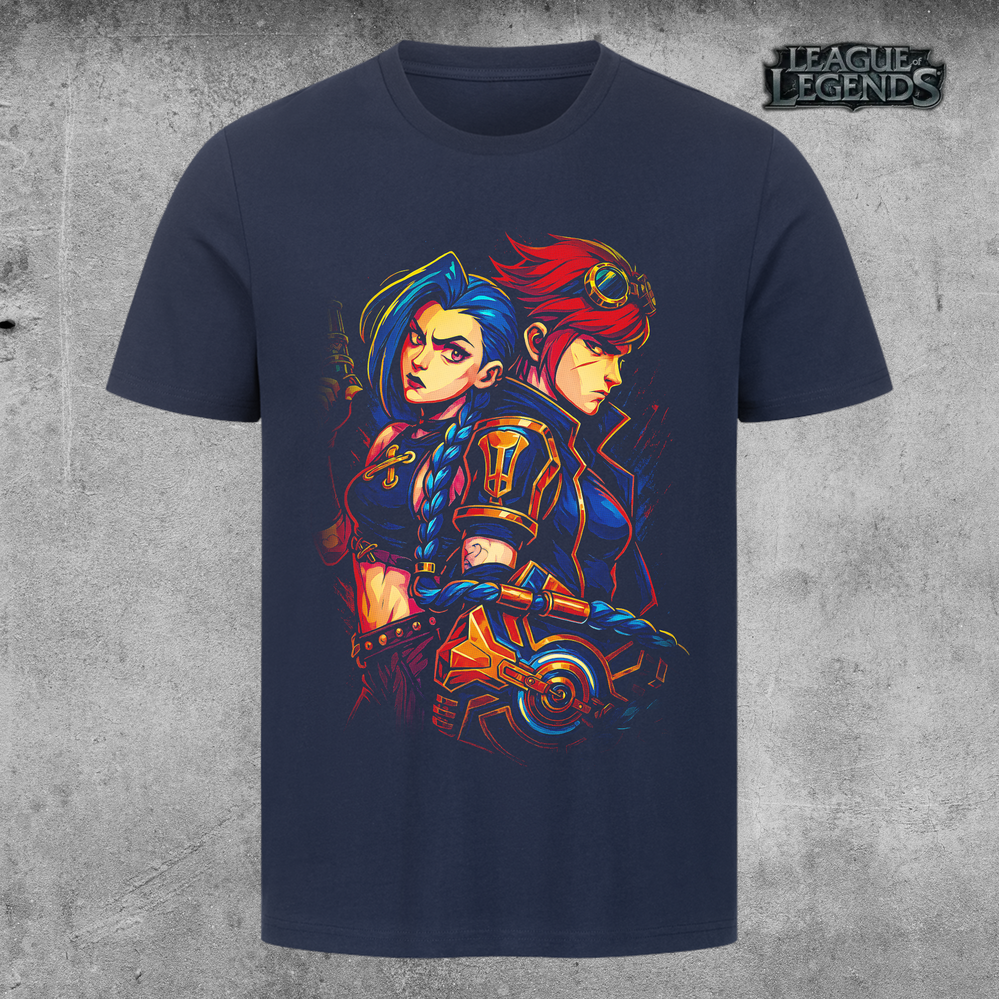 League of Legends / Arcane – Jinx & Vi (Sisters of Zaun & Piltover) - Shirt