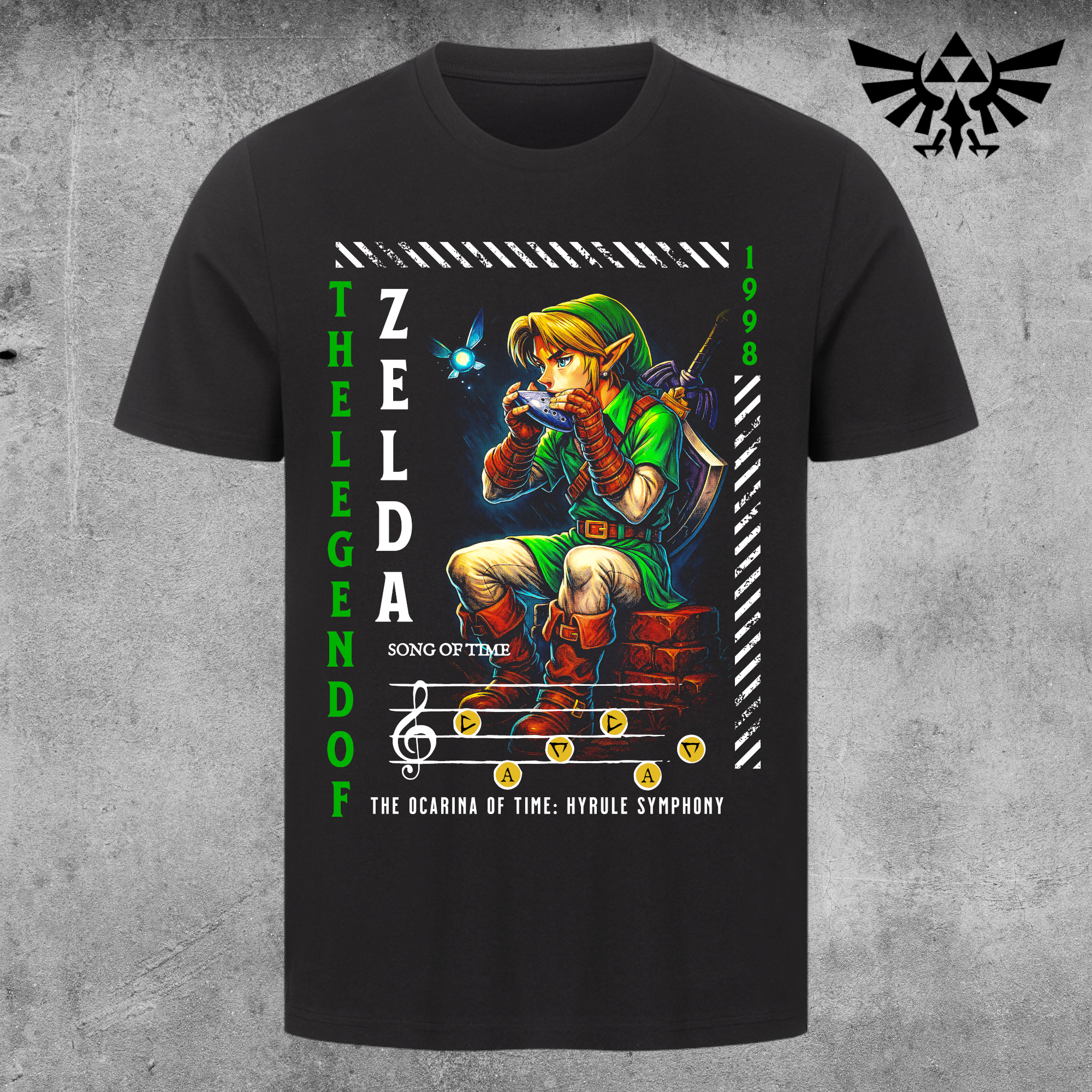 T-shirt The Legend of Zelda – Ocarina of Time (Édition Le Chant du Temps)