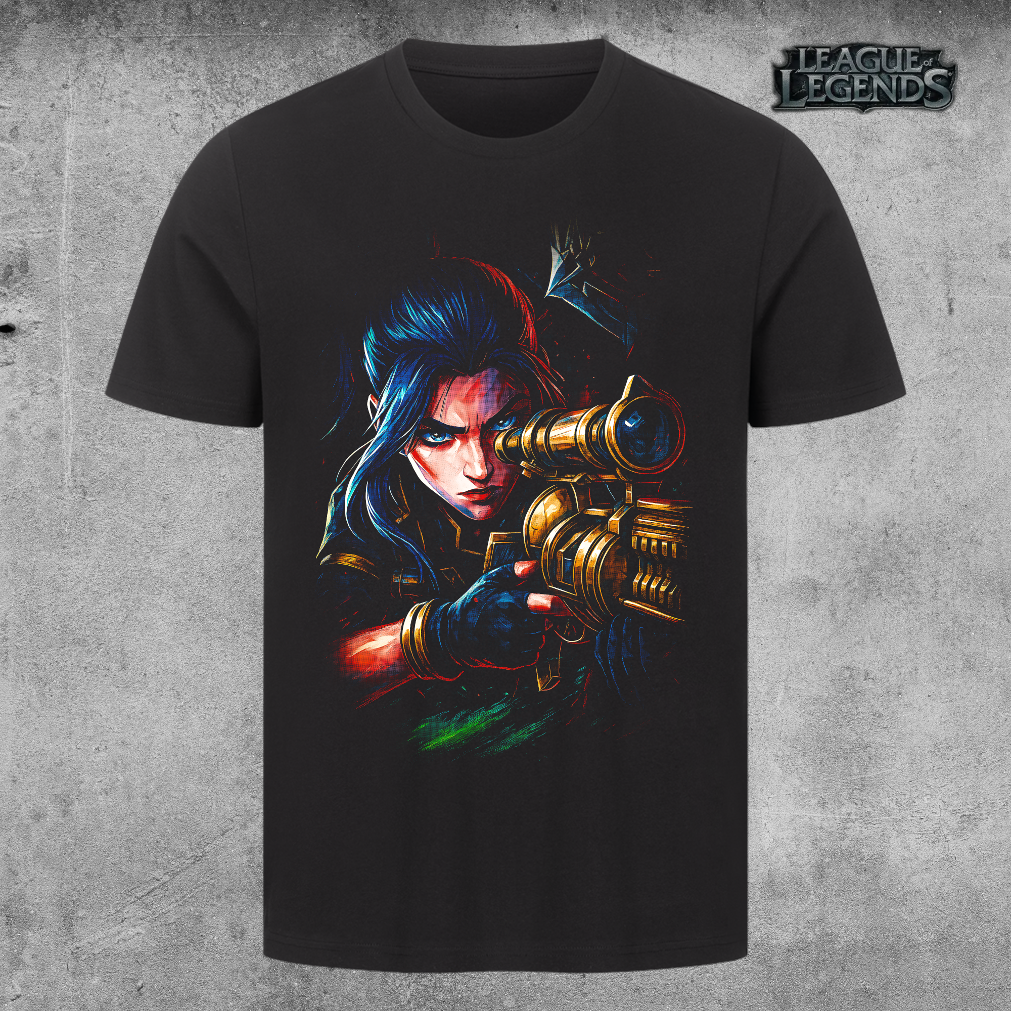 League of Legends – T-shirt Caitlyn (Shérif de Piltover)