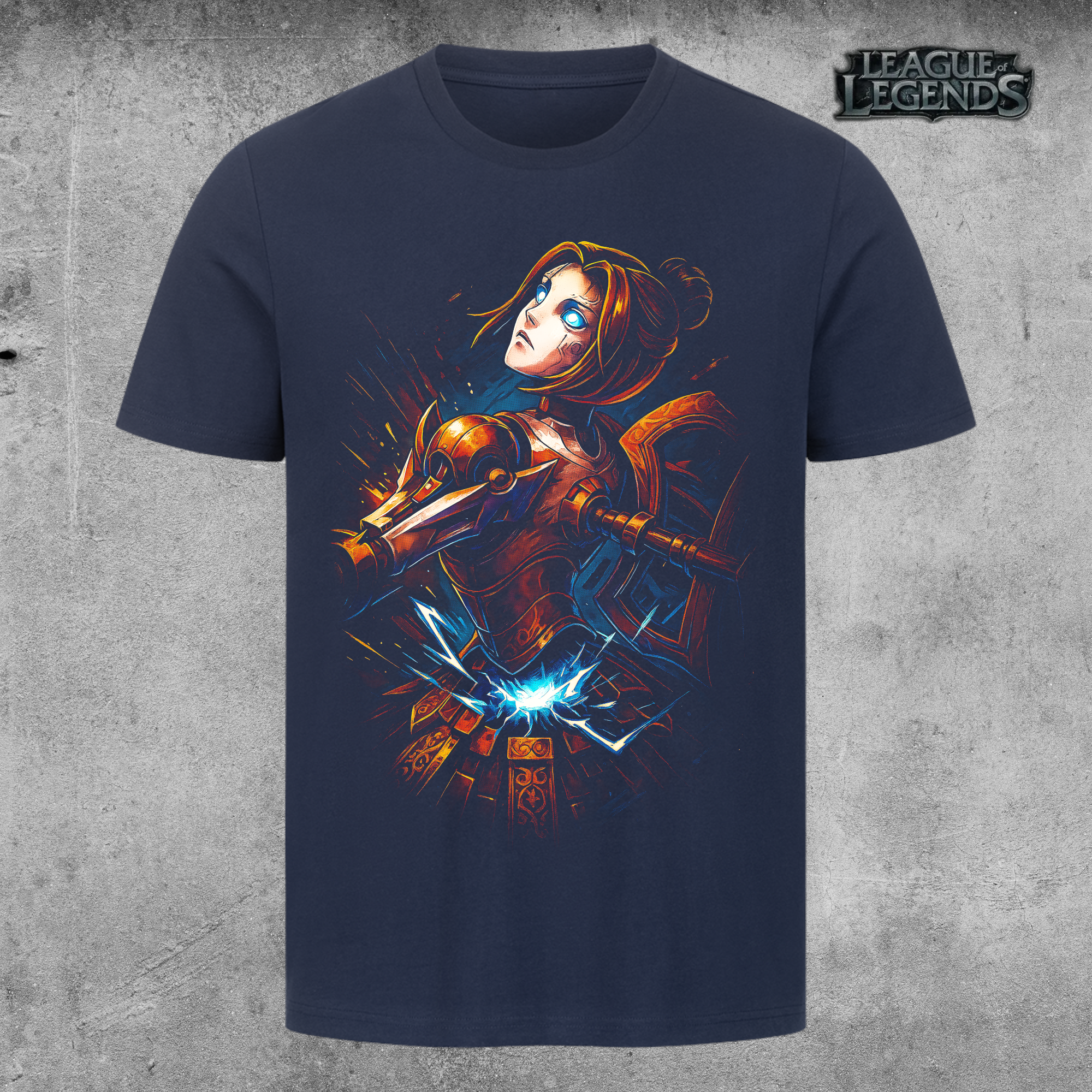 League of Legends – T-shirt Orianna (Motif automate mécanique)