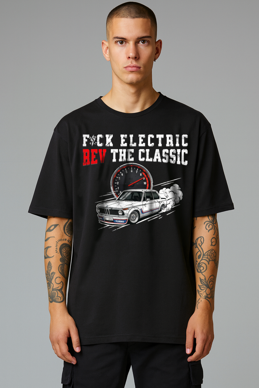 Oversized Shirt – REV the Classic - Turbo E20 Edition - Der "Witwenmacher" ist zurück