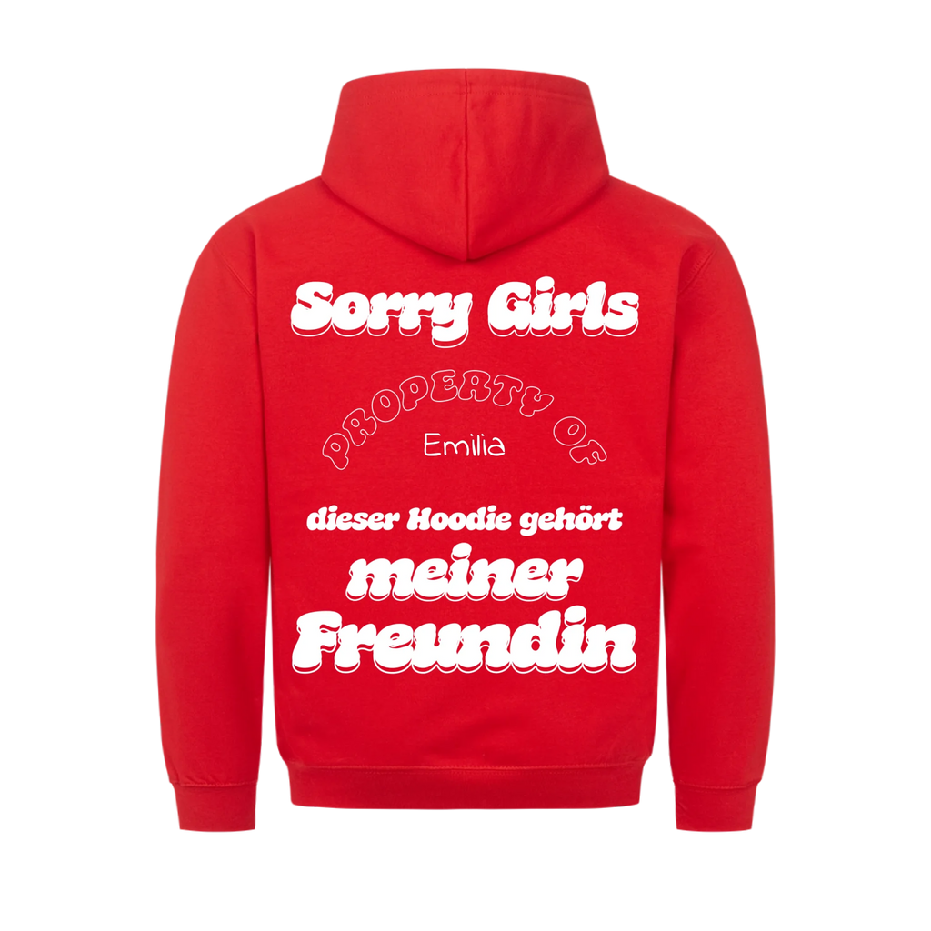 Sorry Girls - Partner Hoodie