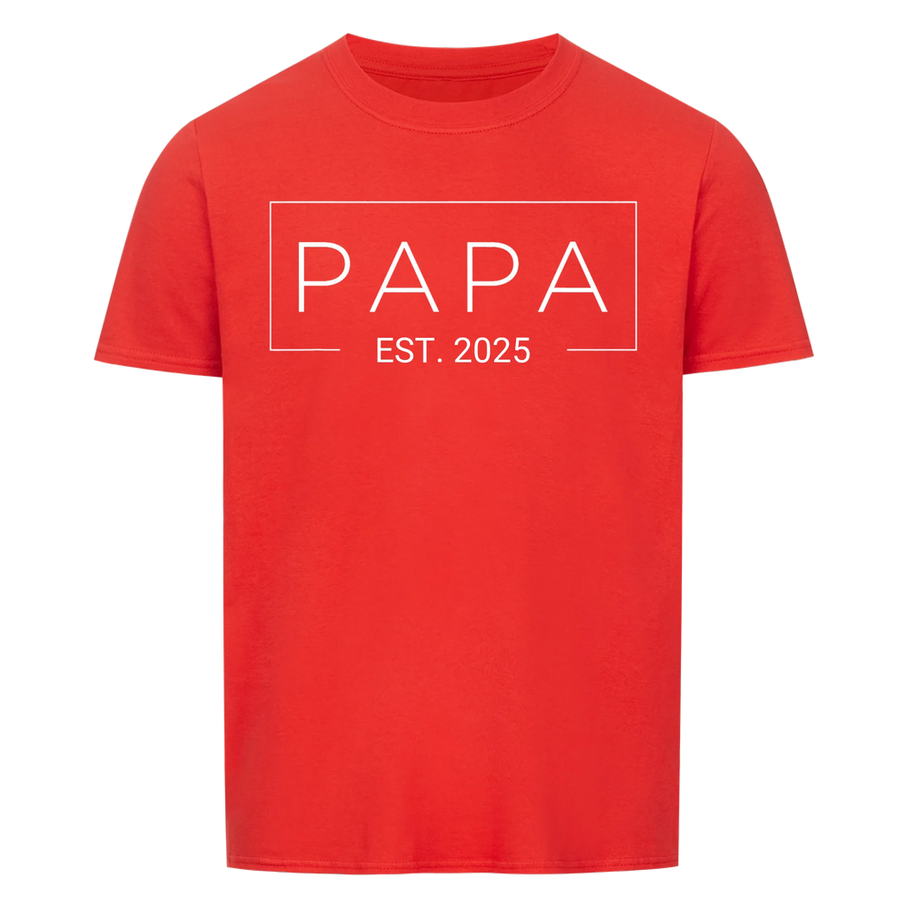 Papa EST. 2025 - Shirt
