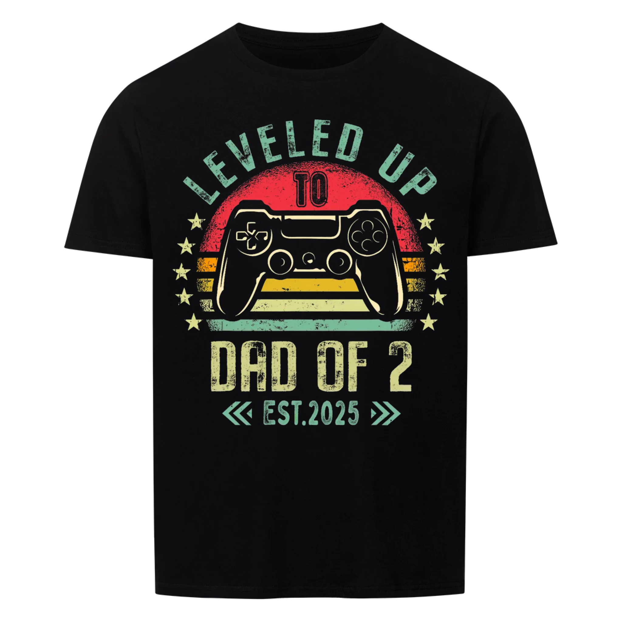 Papa Dad of 2 - Shirt