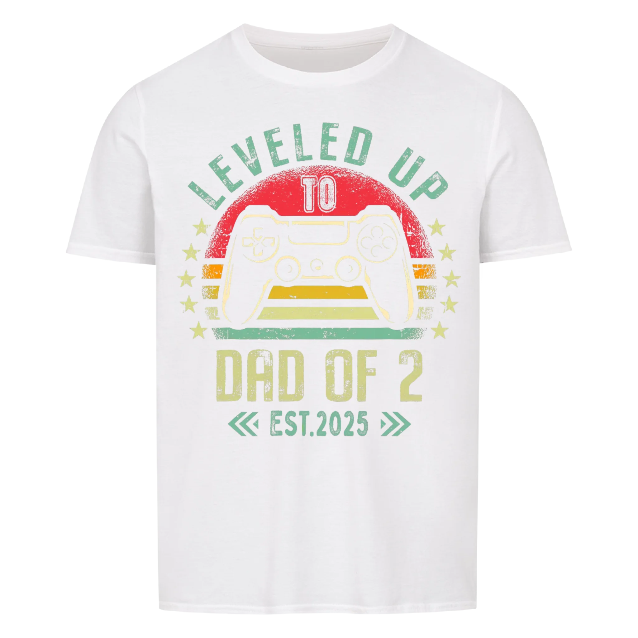 Papa Dad of 2 - Shirt