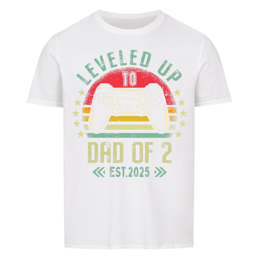 Papa Dad of 2 - Shirt