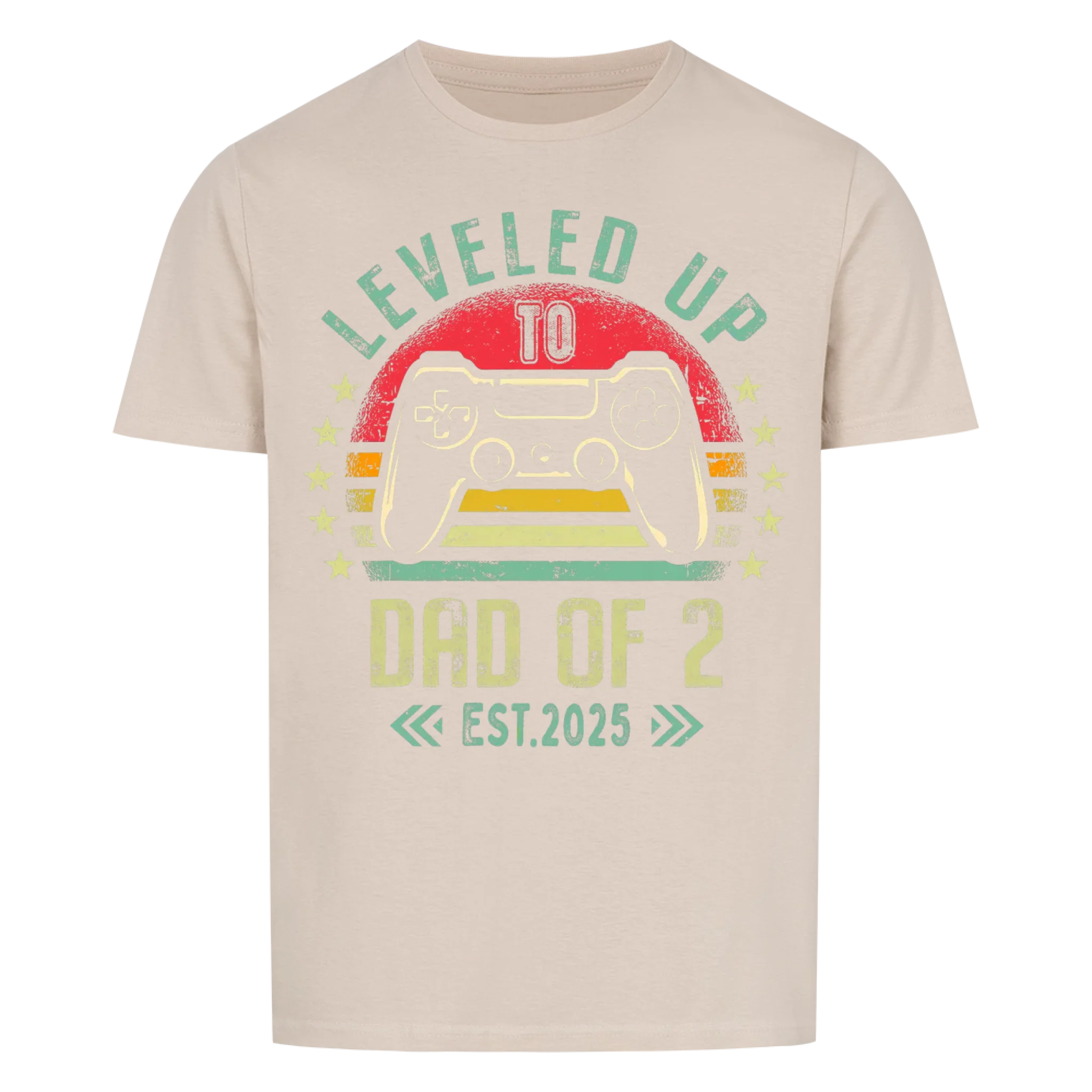 Papa Dad of 2 - Shirt