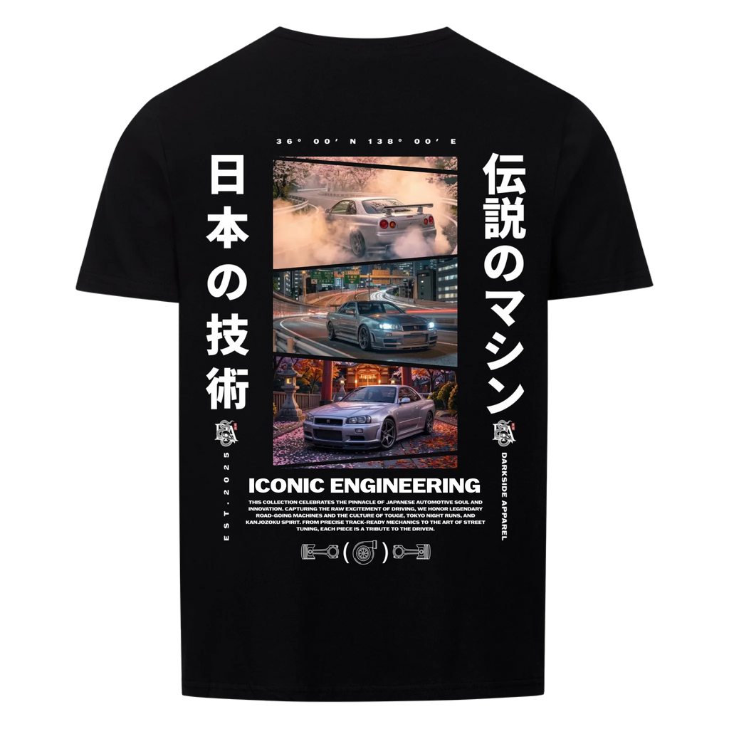 Iconic Engineering Oversized Shirt personalisiert
