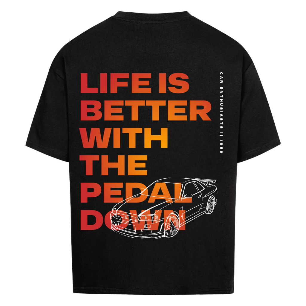 Pedal Down Shirt personalisiert