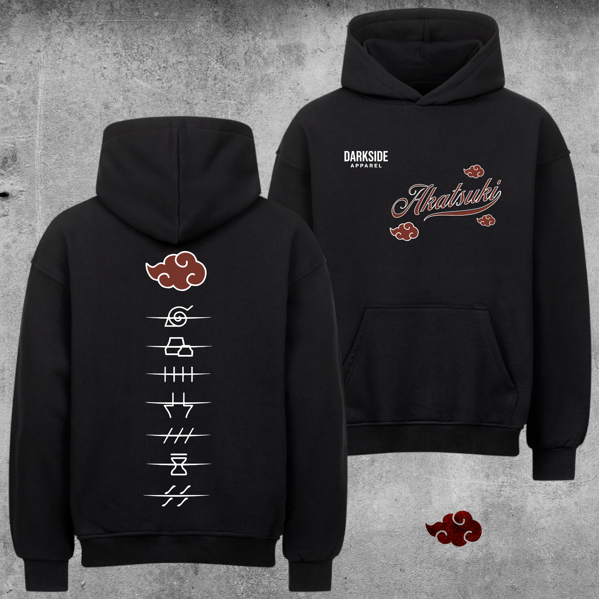 Akatsuki Oversized Hoodie – Darkside Apparel