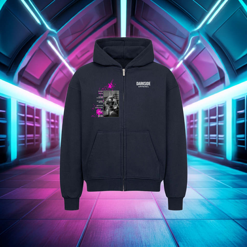 Heavy Zip Hoodie - 30th Century A.D. – THE DOGS PROPHECY (430 GSM)