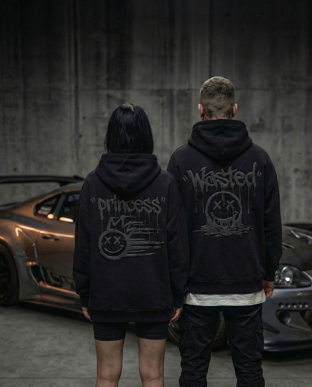 The "Passenger Prince" Heavyweight Hoodie – Darkside Black & Vintage Cream Edition