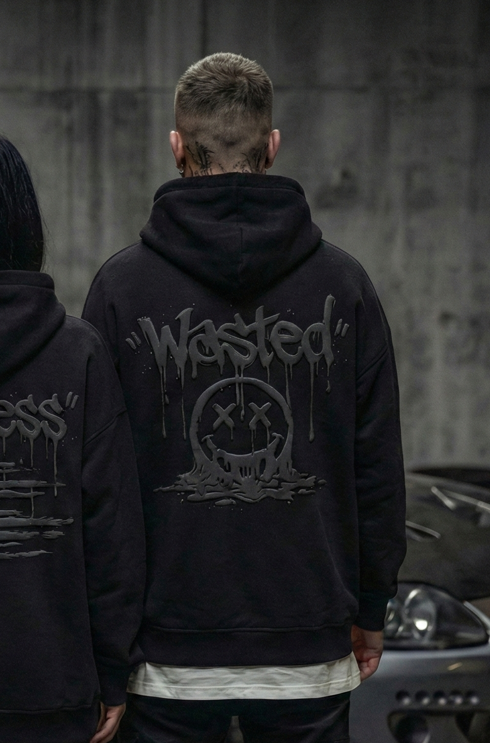 The "Passenger Prince" Heavyweight Hoodie – Darkside Black & Vintage Cream Edition