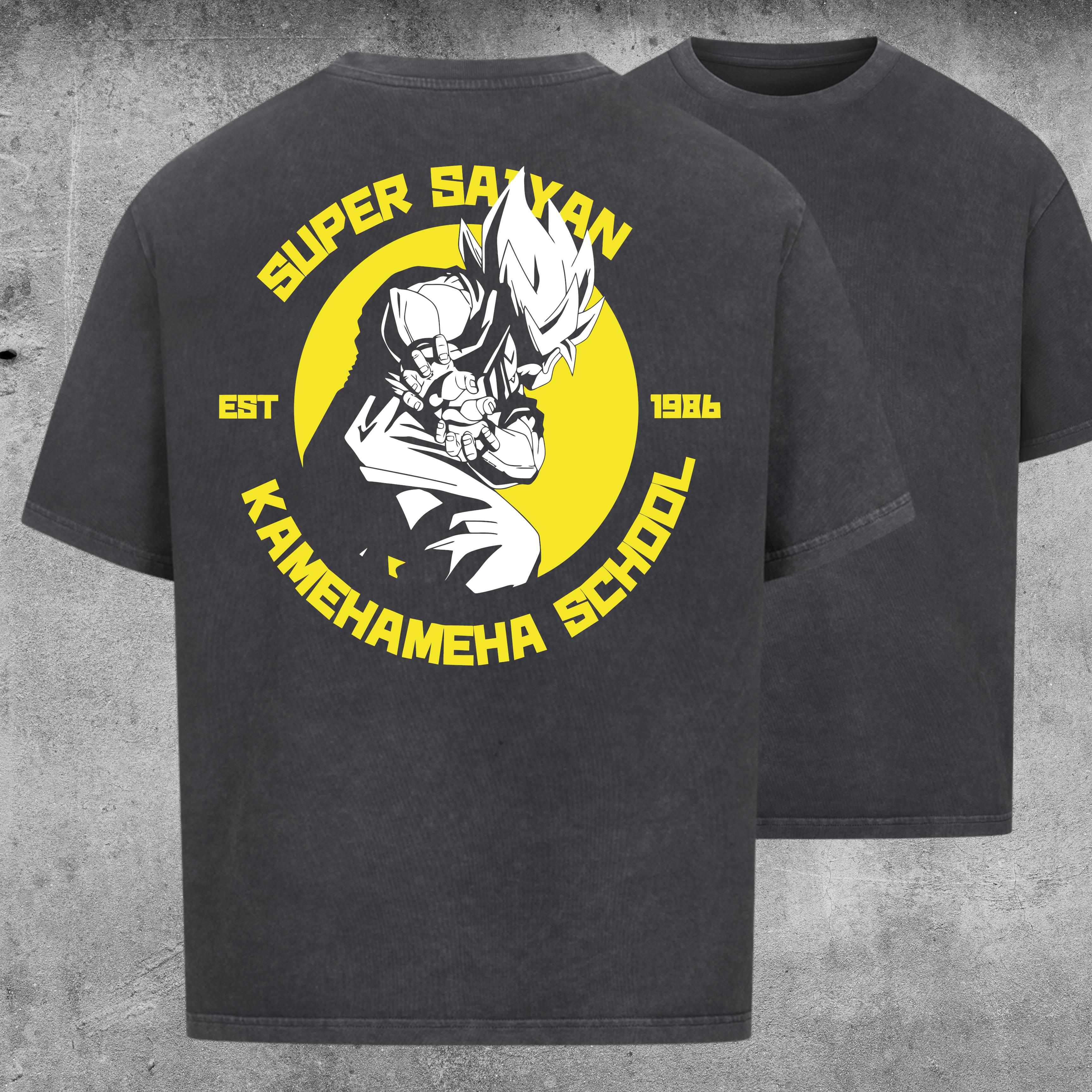Dragon Ball – Super Saiyan (Kamehameha School) - Oversized Shirt