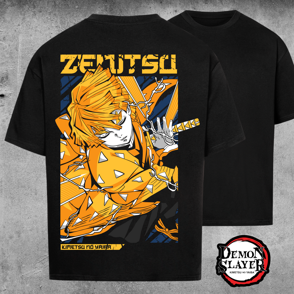 Zenitsu Agatsuma Demon Slayer - Oversized Shirt