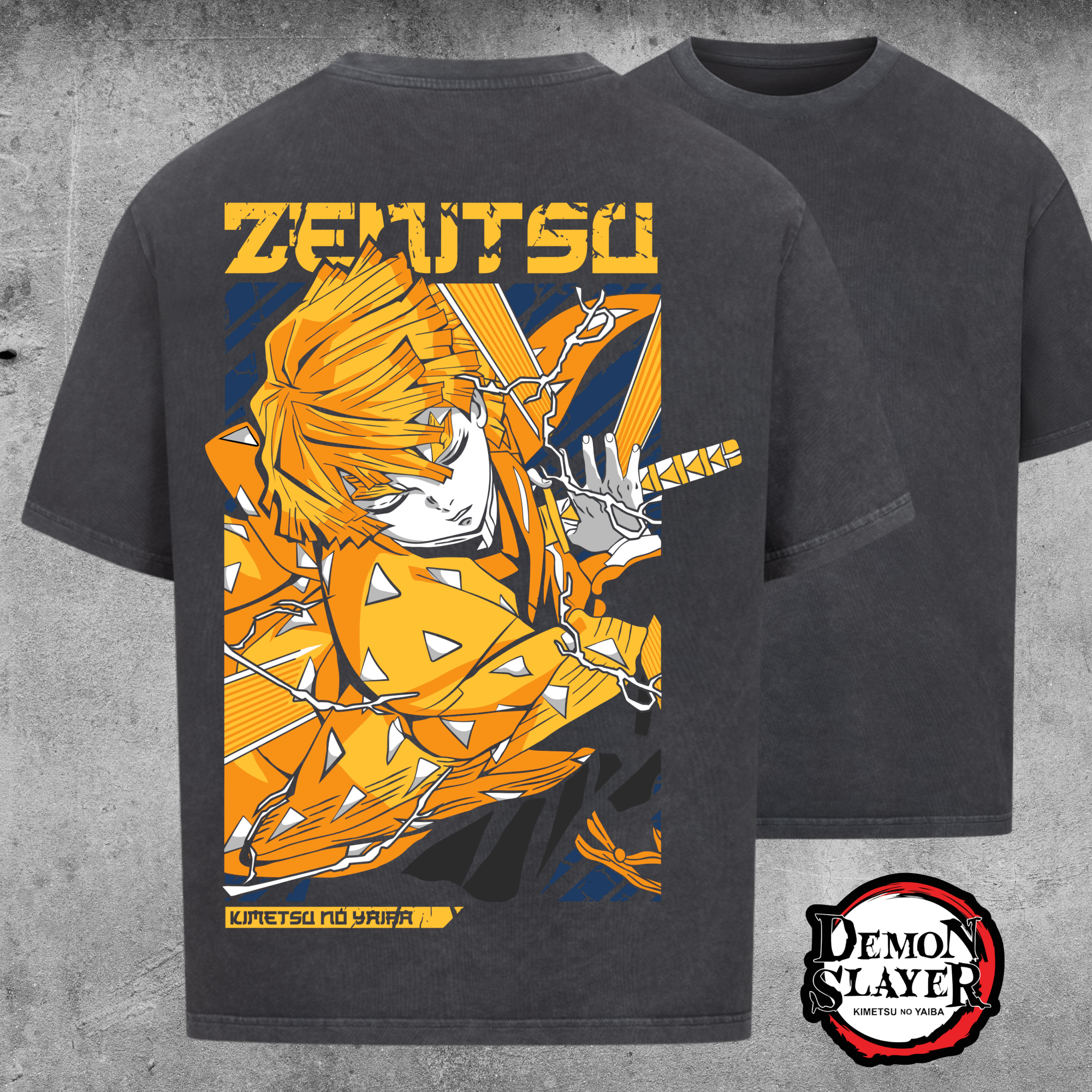 Zenitsu Agatsuma Demon Slayer - Oversized Shirt