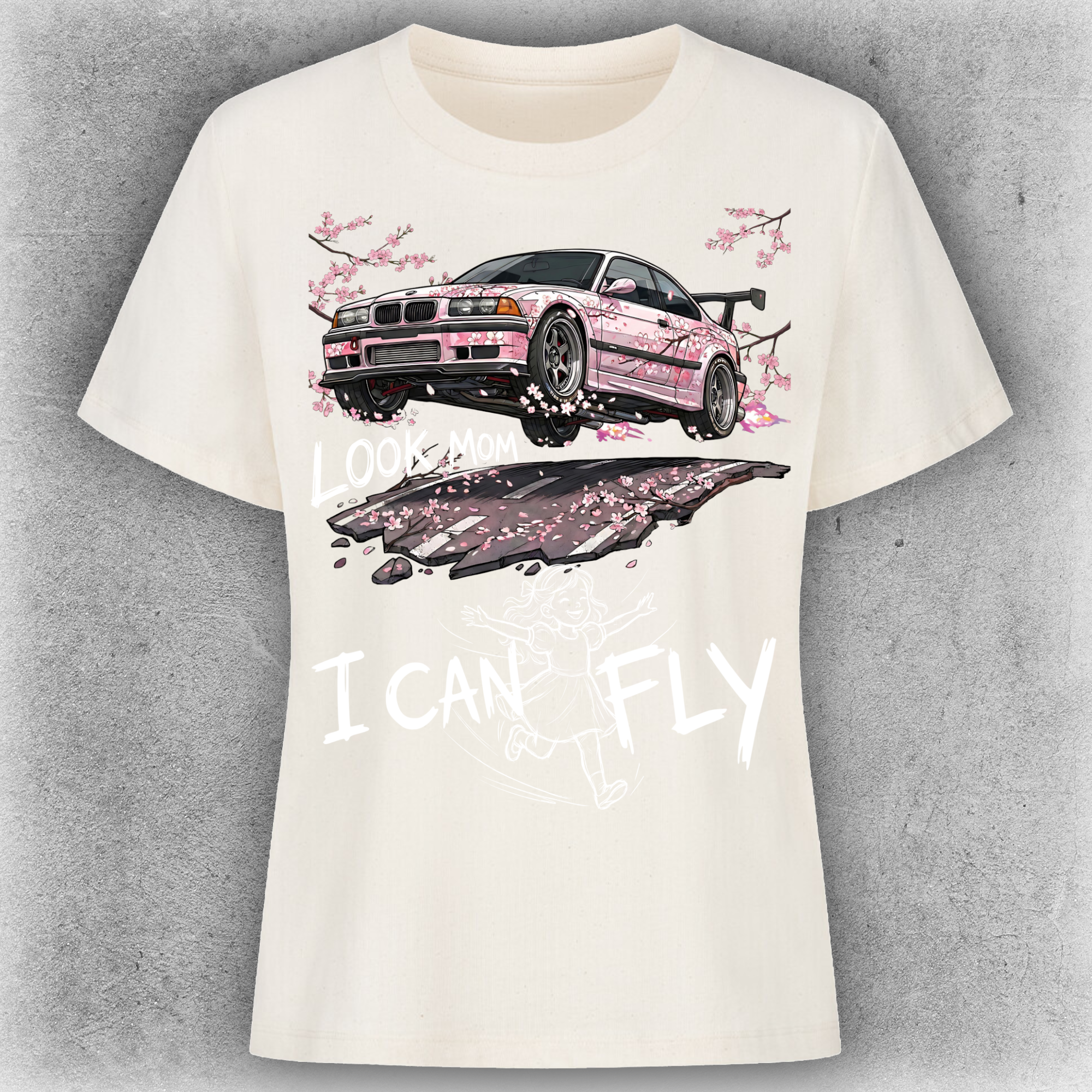 Look Mom I Can Fly“ - Damen T-Shirt