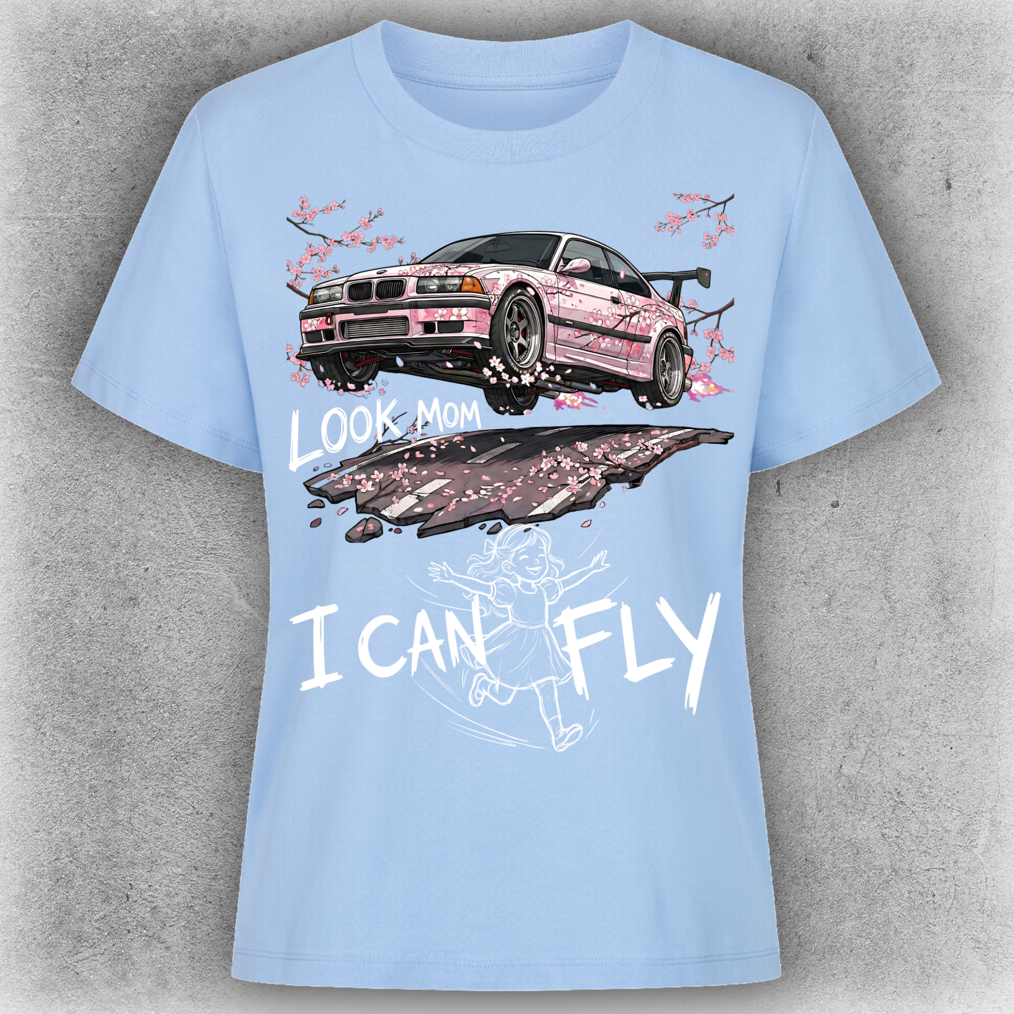Look Mom I Can Fly“ - Damen T-Shirt