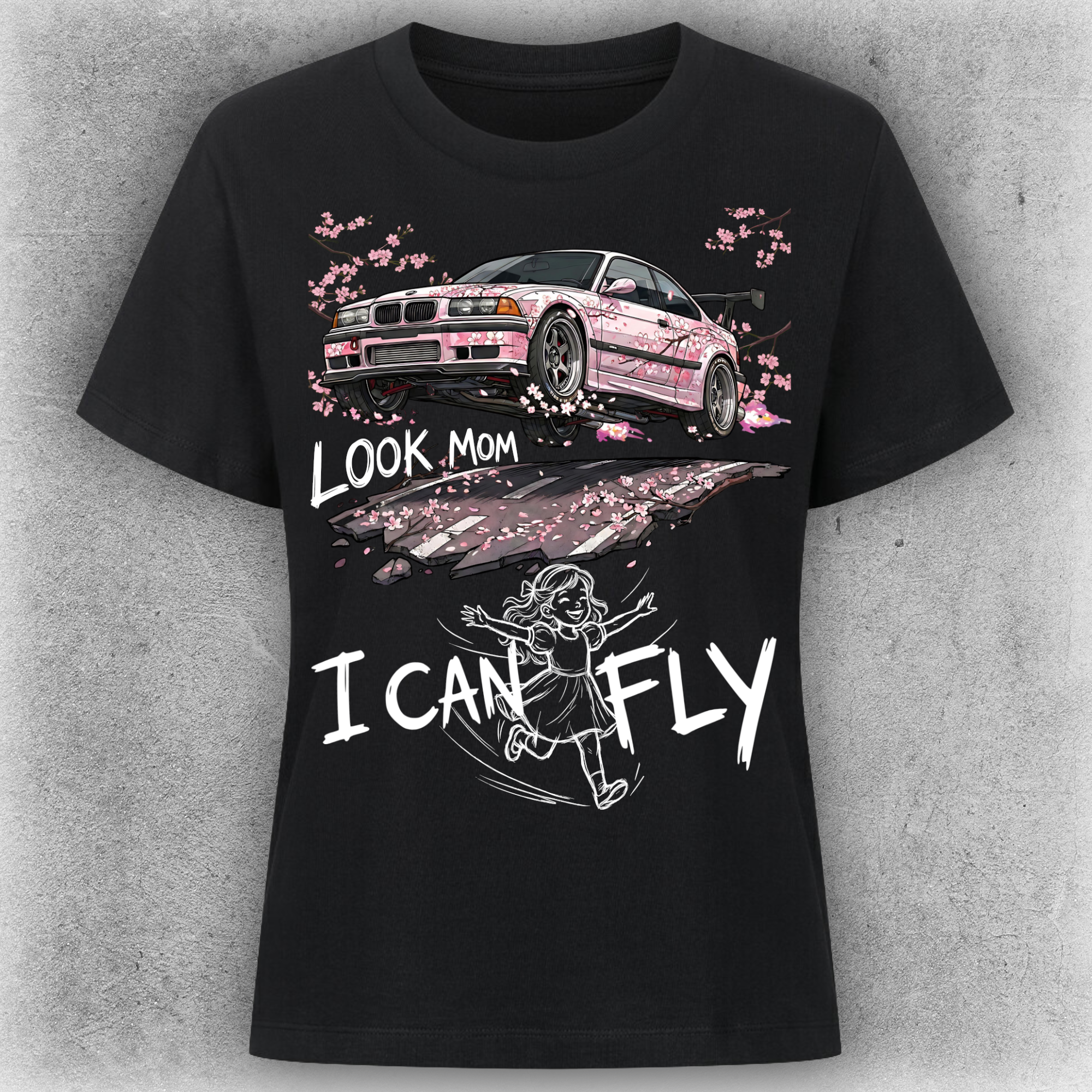 Look Mom I Can Fly“ - Damen T-Shirt