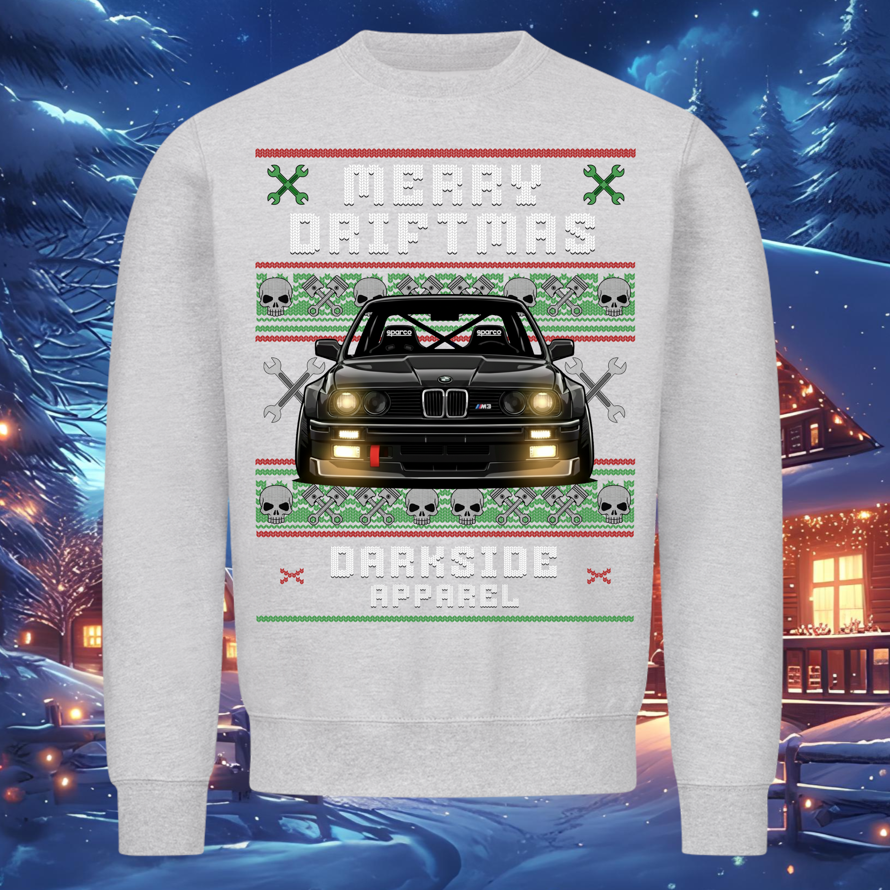E30 M3 - Unholy Shadow - Weihnachts-Sweatshirt