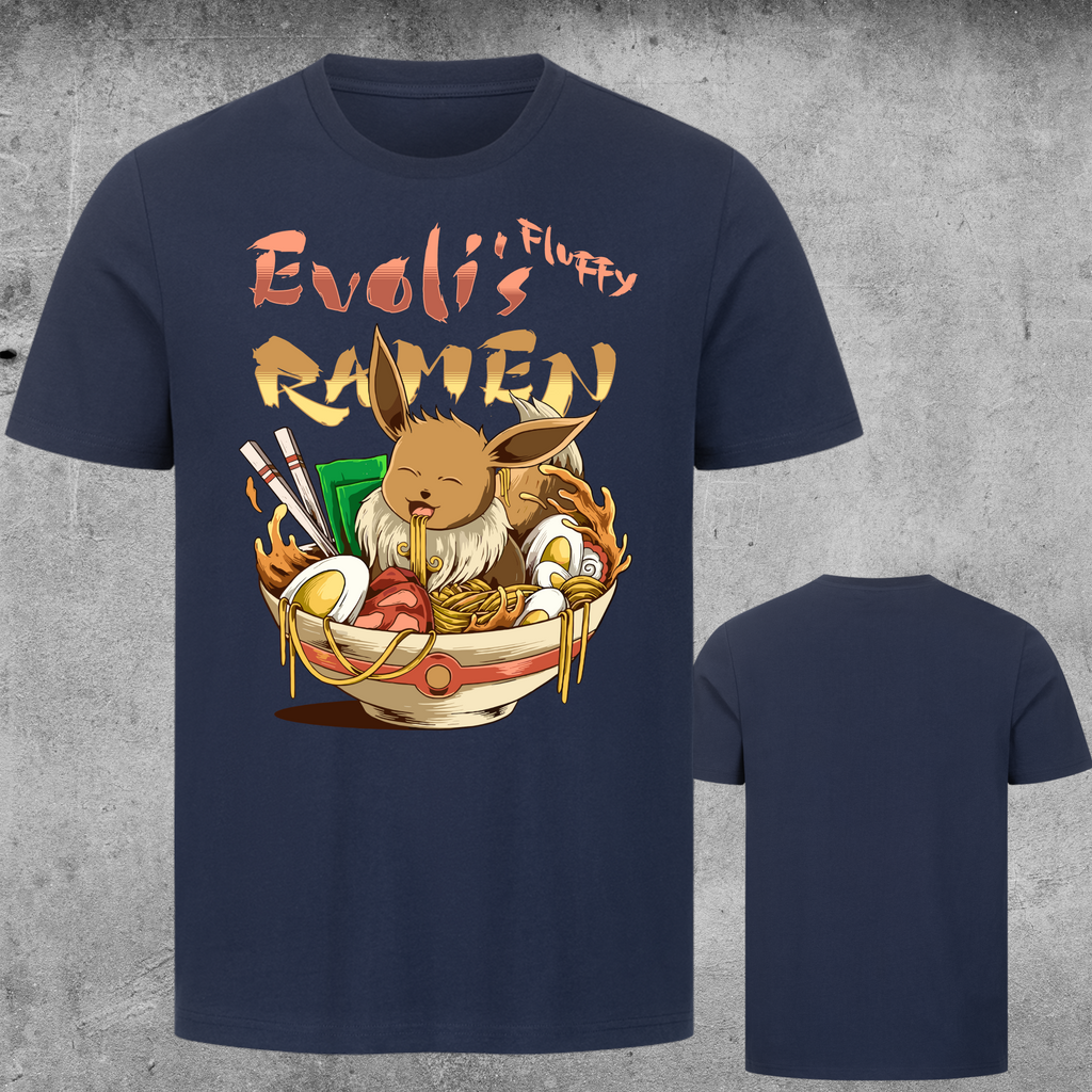 Evoli's Fluffy Ramen – Fan-Design T-Shirt
