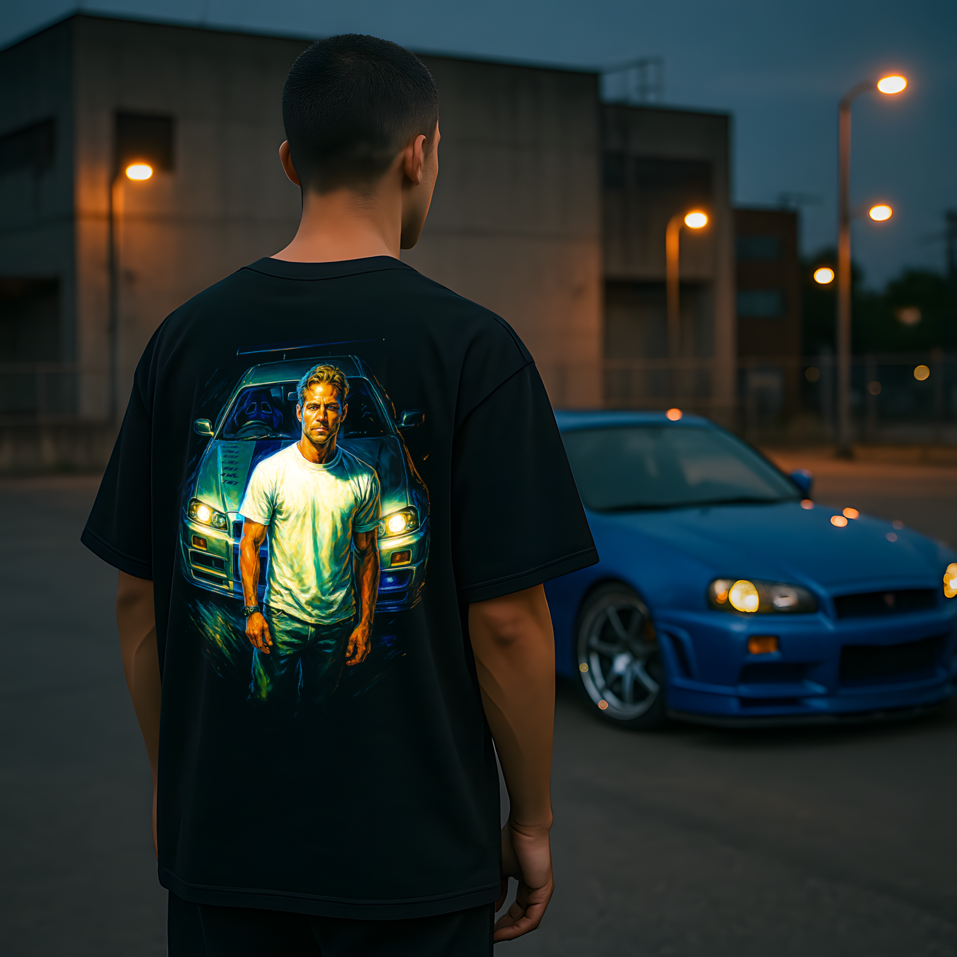 „Skyline Legend“ Oversized Shirt