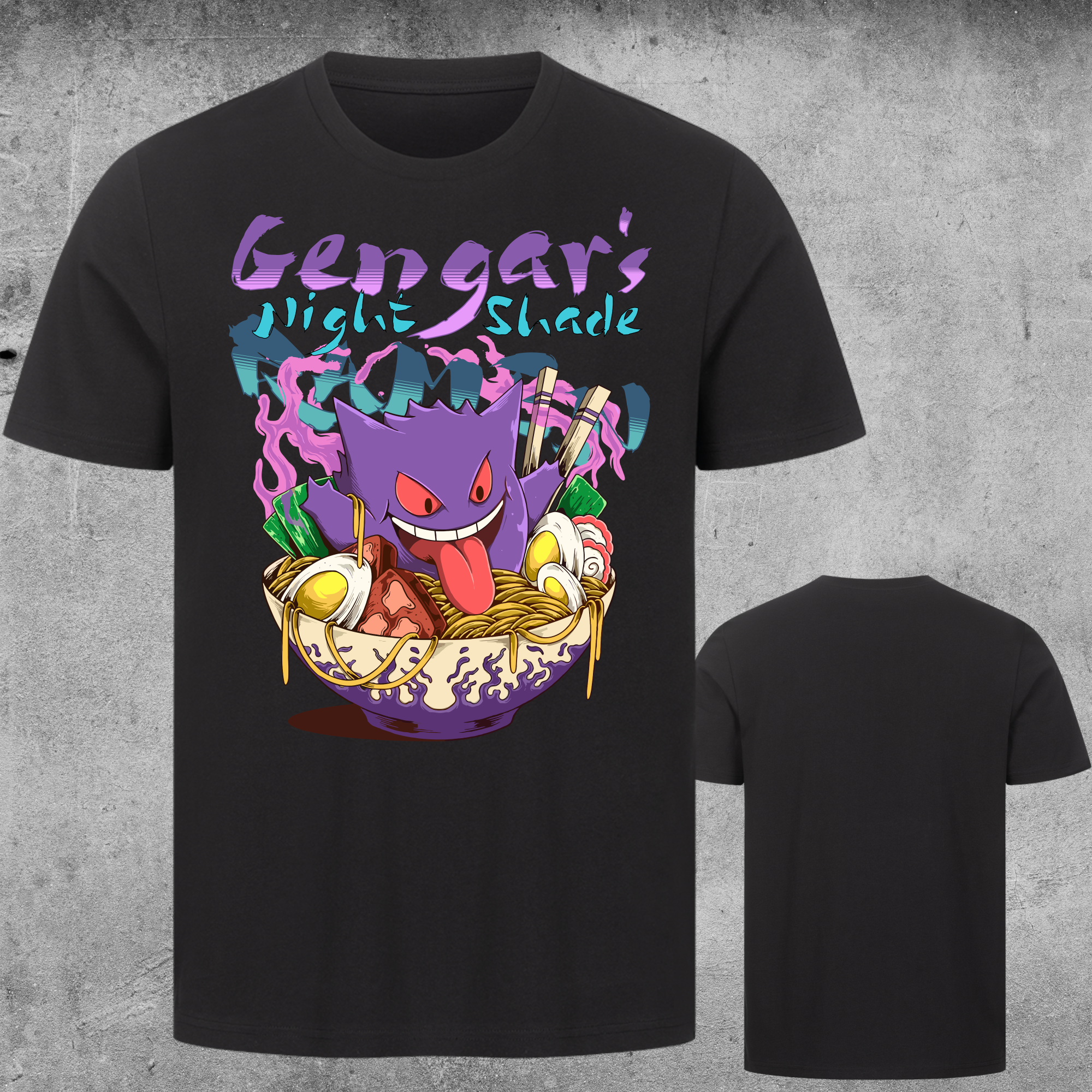 Gengar Night-Shade Ramen – Fan-Design T-Shirt