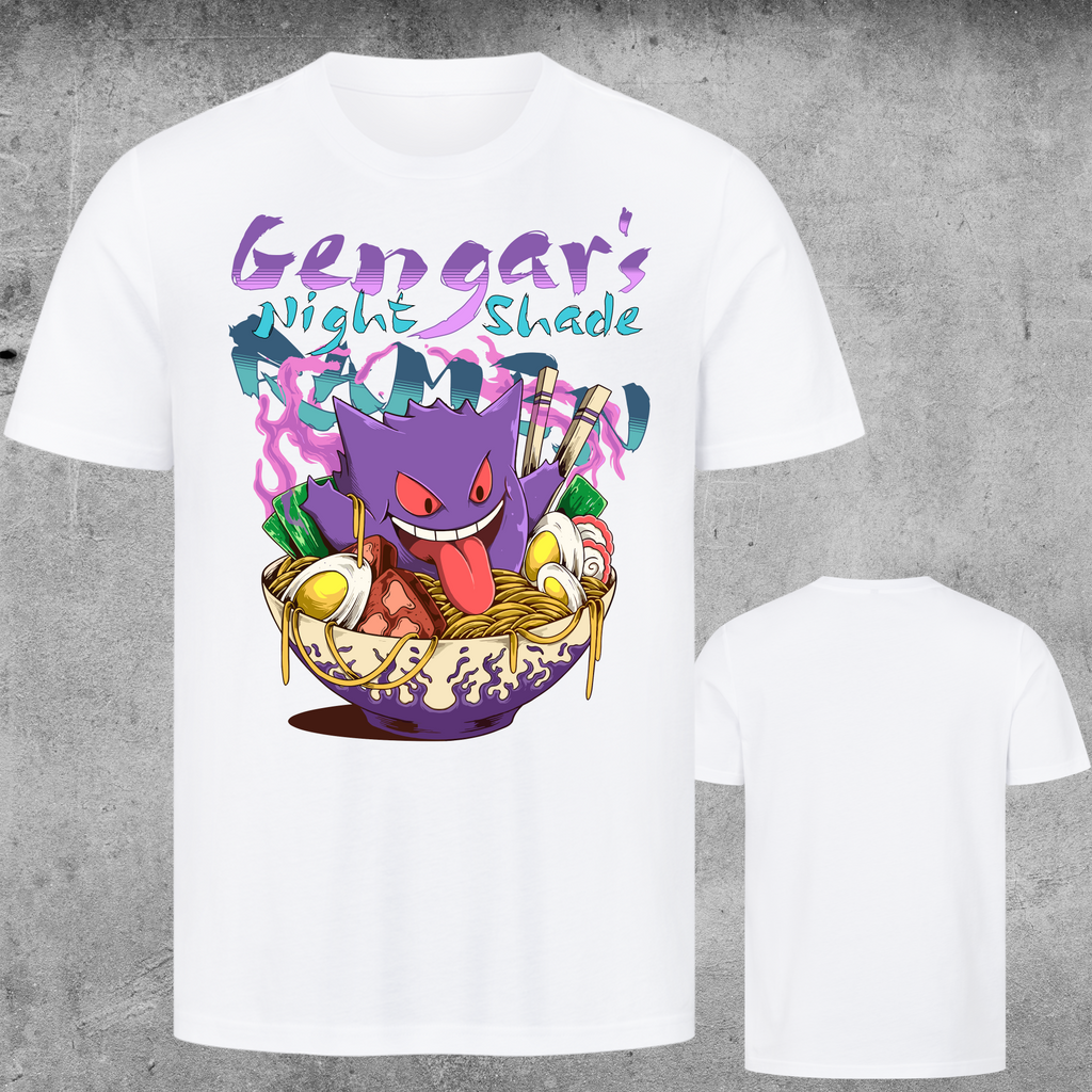 Gengar Night-Shade Ramen – Fan-Design T-Shirt