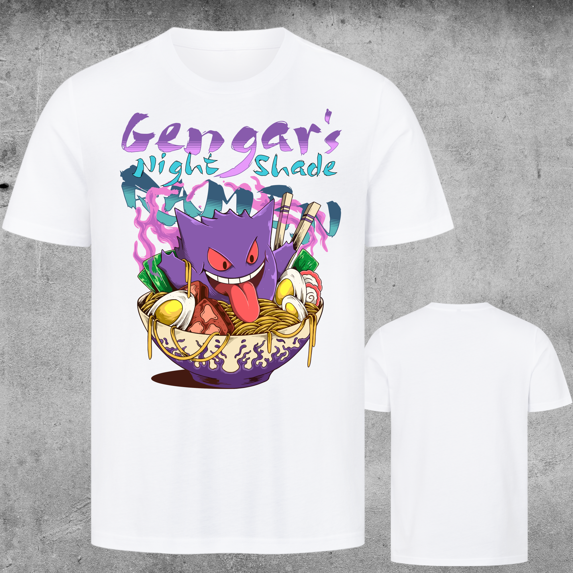 Gengar Night-Shade Ramen – Fan-Design T-Shirt