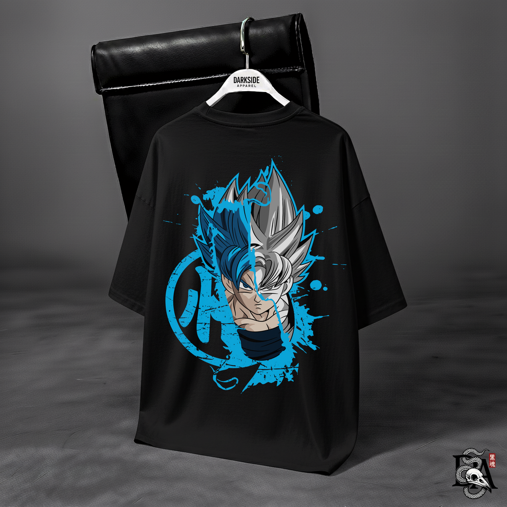 T-shirt surdimensionné Goku Super Saiyan Blue / Ultra Instinct