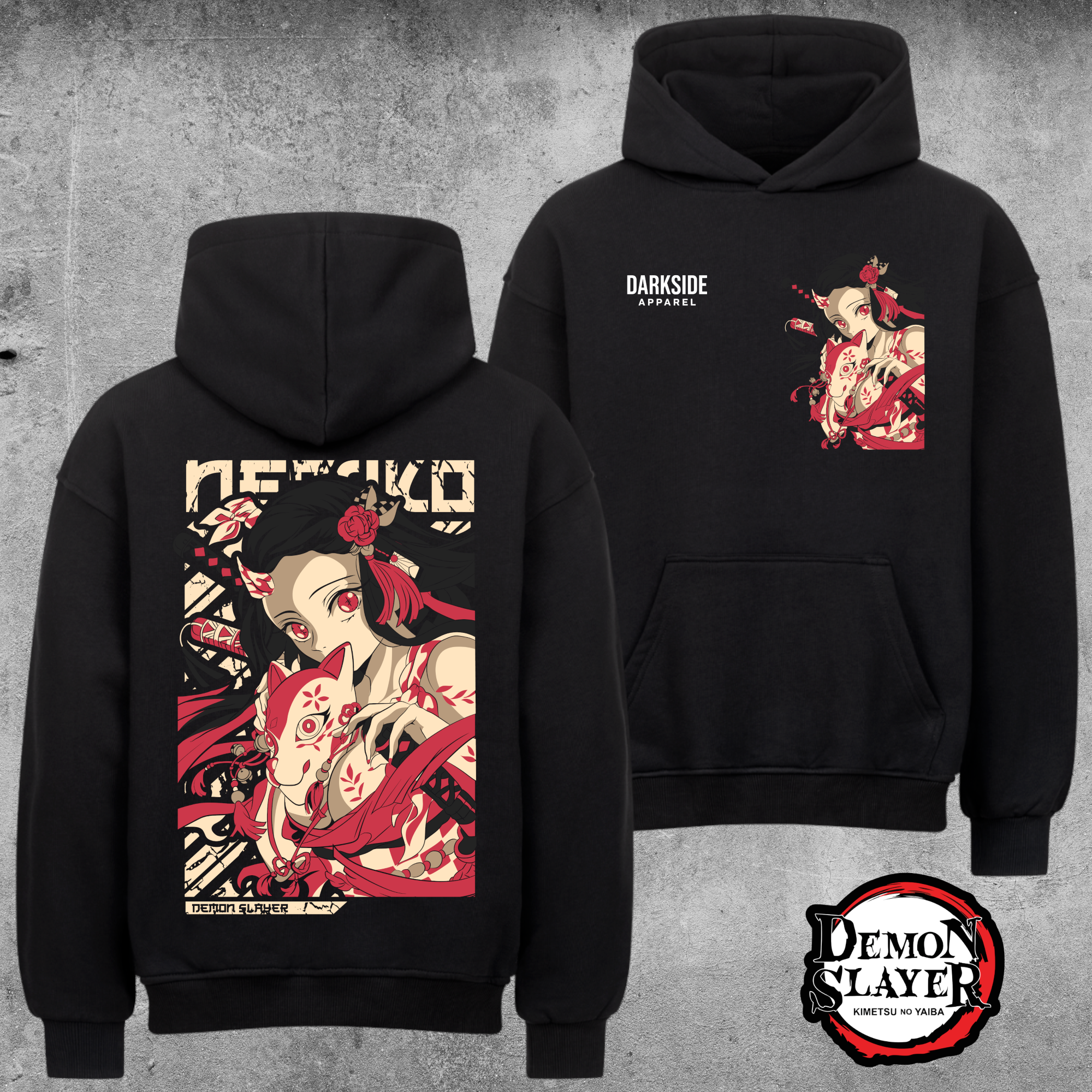 Nezuko Oversized Hoodie – Darkside Apparel