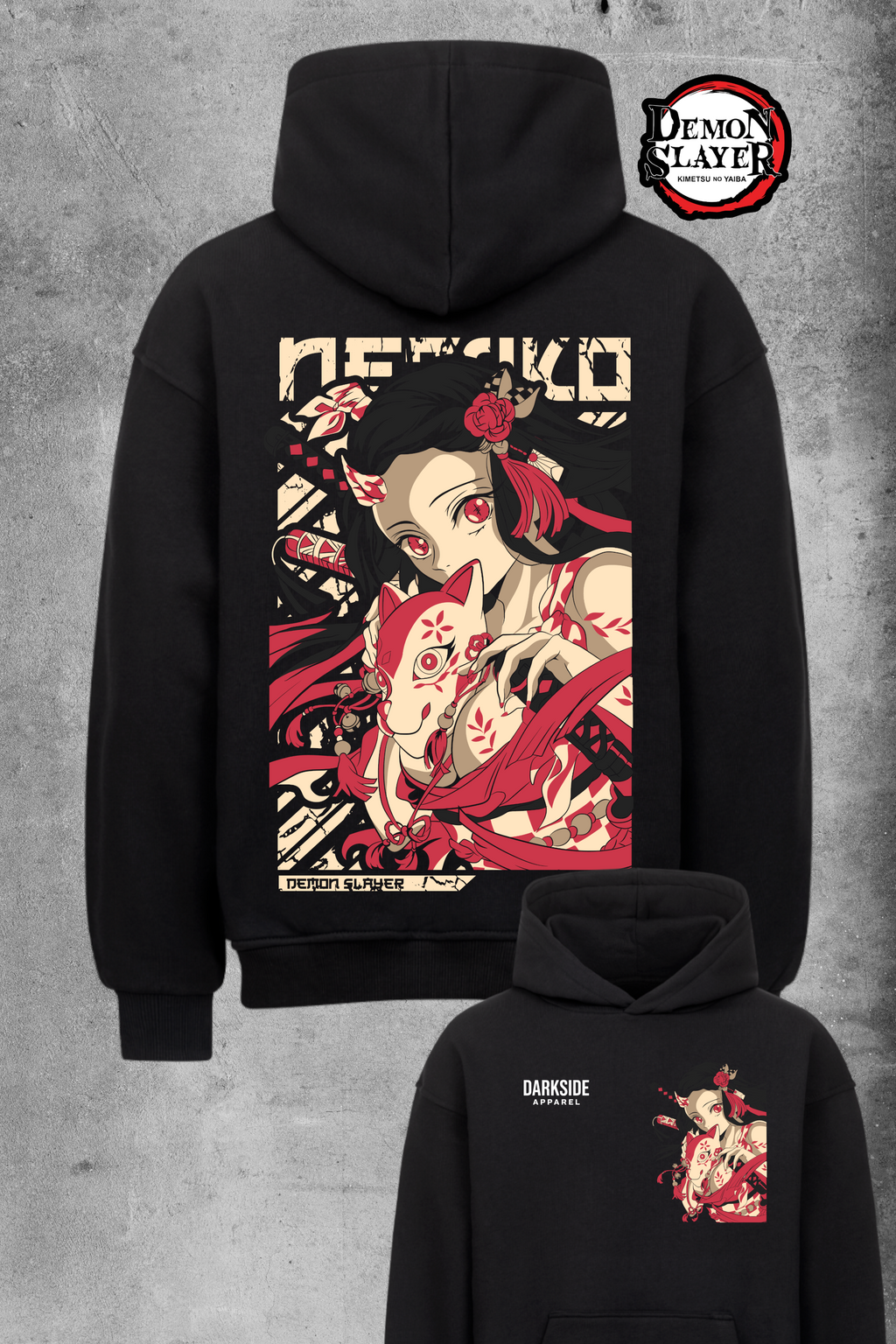 Nezuko Oversized Hoodie – Darkside Apparel