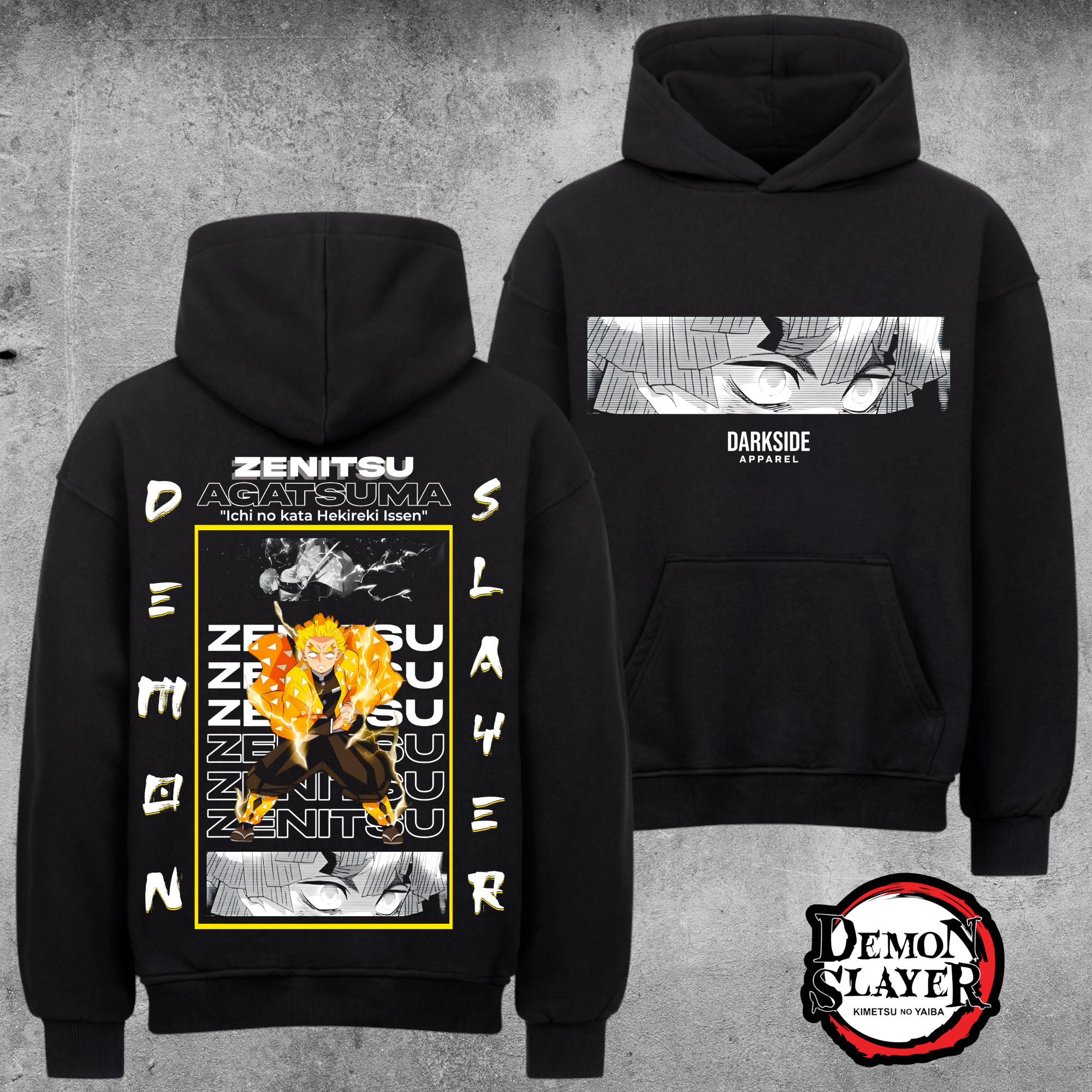 Zenitsu Oversized Hoodie – Darkside Apparel