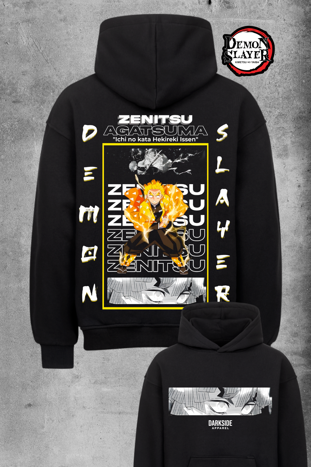 Zenitsu Oversized Hoodie – Darkside Apparel