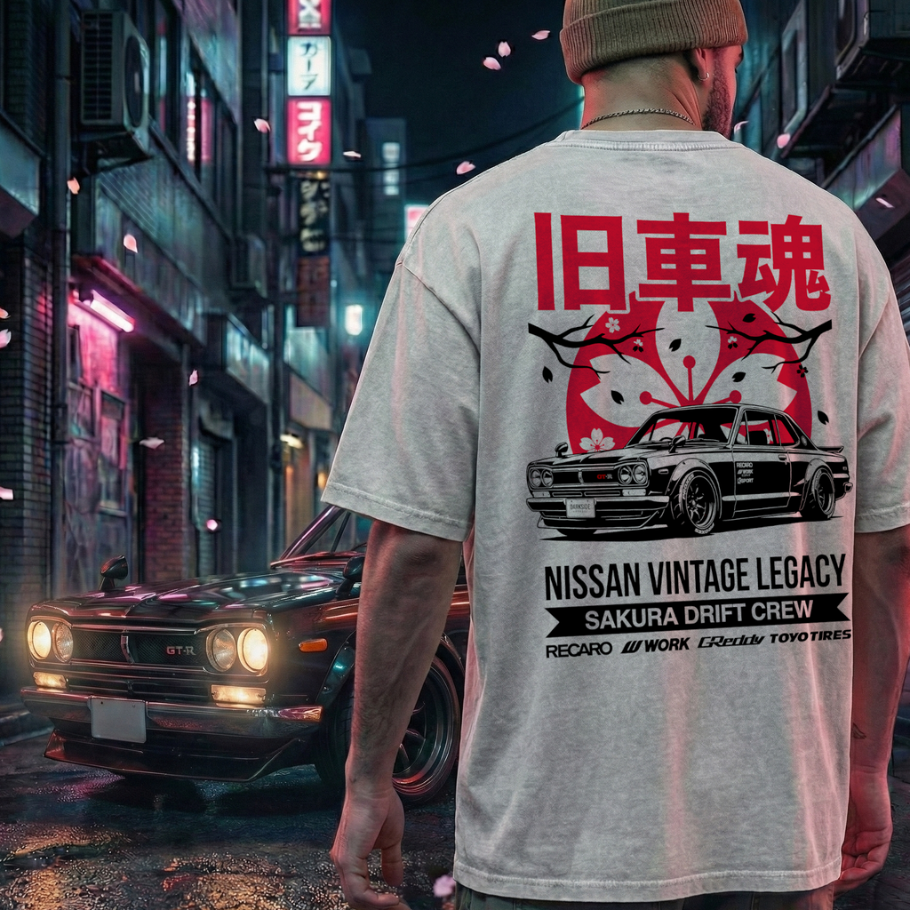 Nissan GT-R "Hakosuka" Legacy – Oversized Tee