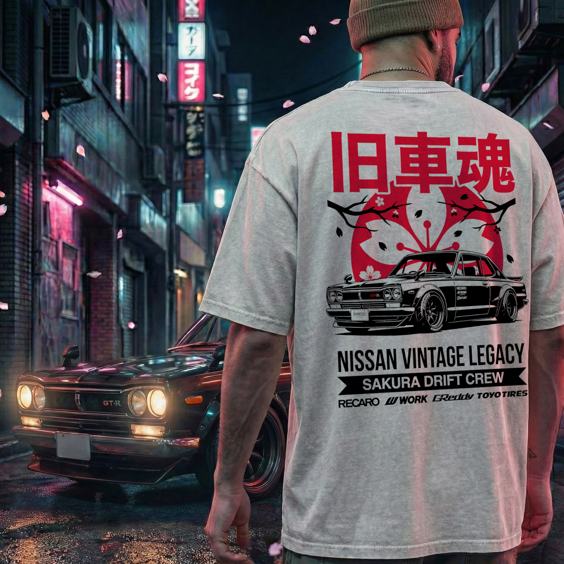Nissan GT-R "Hakosuka" Legacy – Oversized Tee