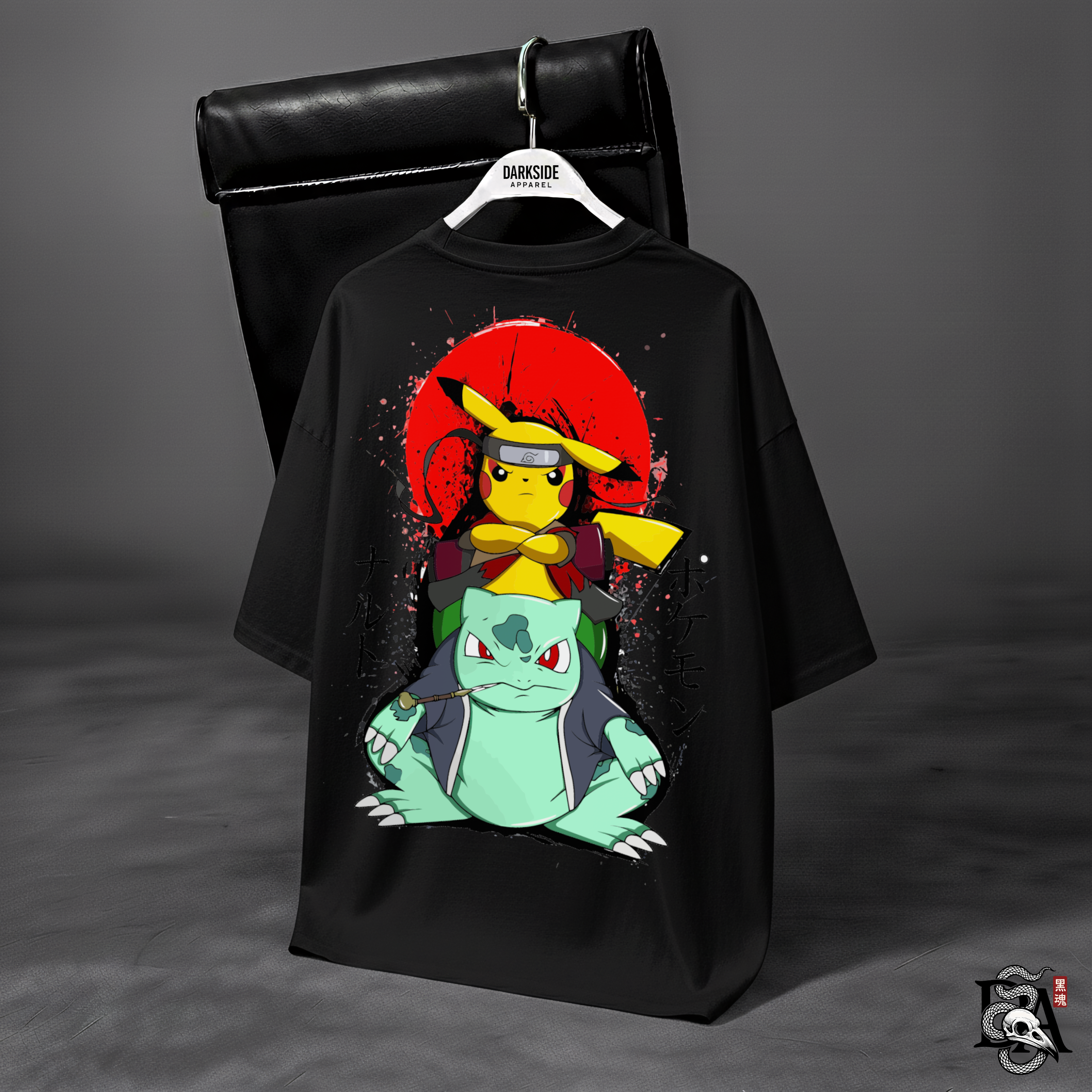 Naruto X Pokémon - Oversized Shirt