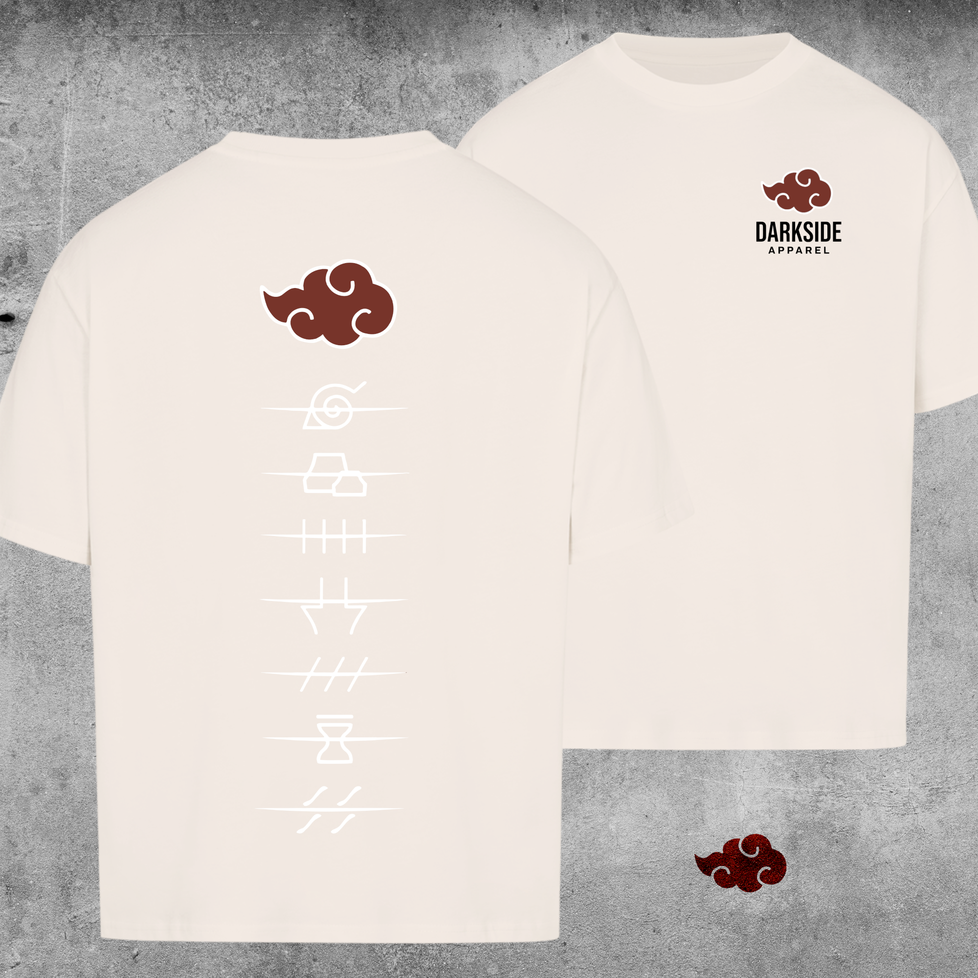 Akatsuki Banner Nukenin | Kakemono - Oversized Shirt