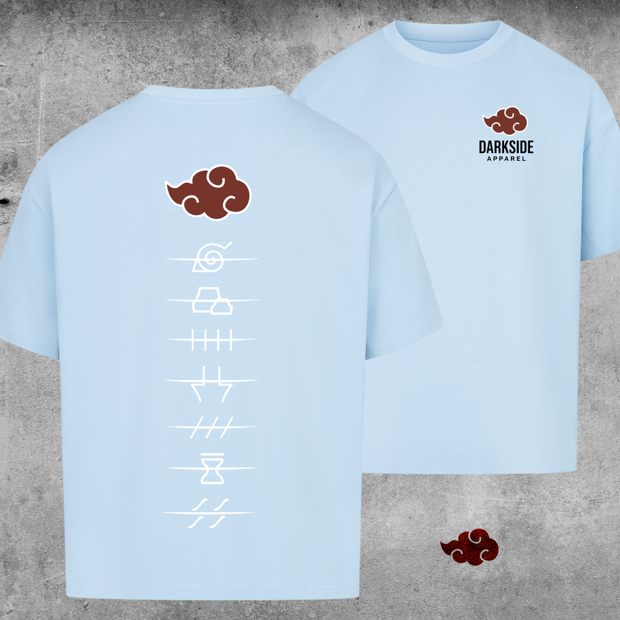 Akatsuki Banner Nukenin | Kakemono - Oversized Shirt