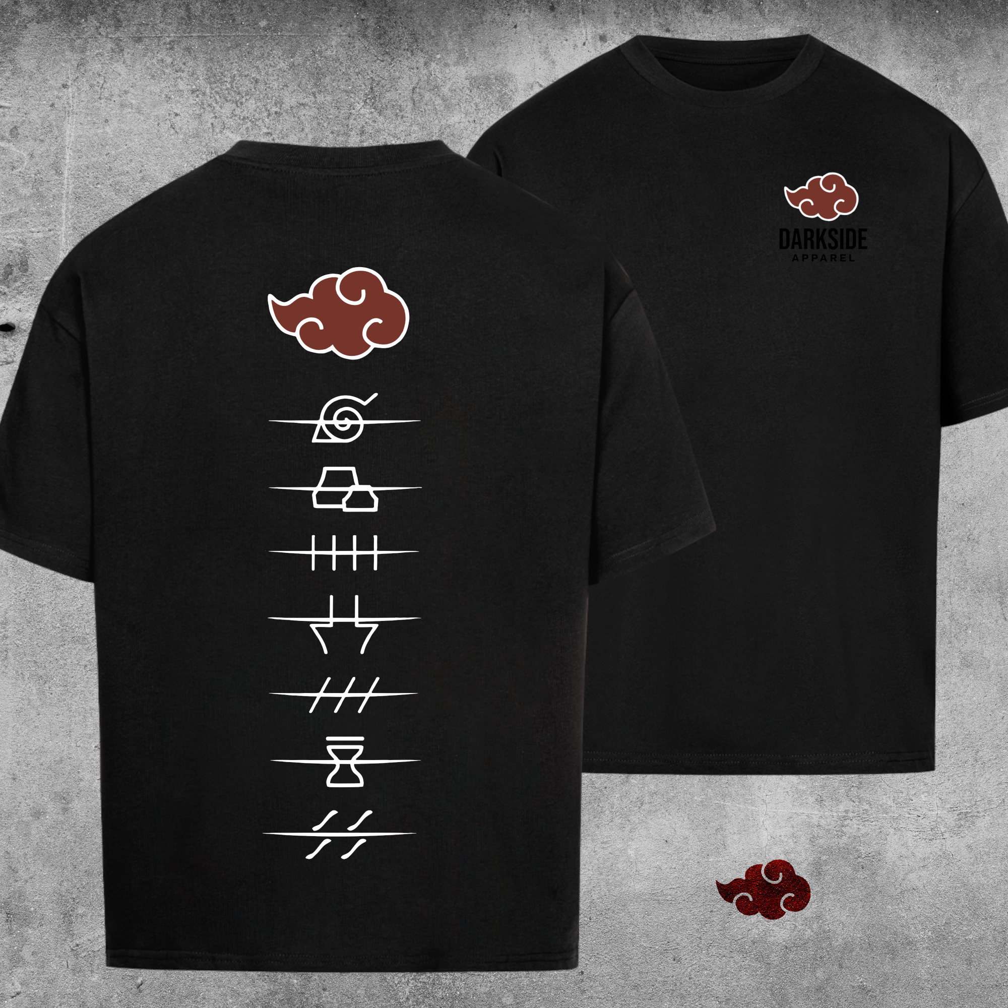Akatsuki Banner Nukenin | Kakemono - Oversized Shirt