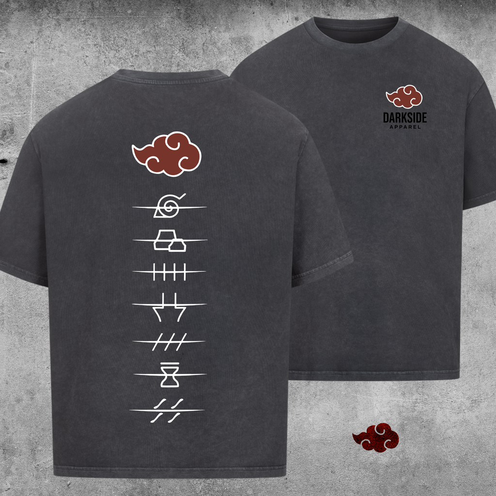 Akatsuki Banner Nukenin | Kakemono - Oversized Shirt