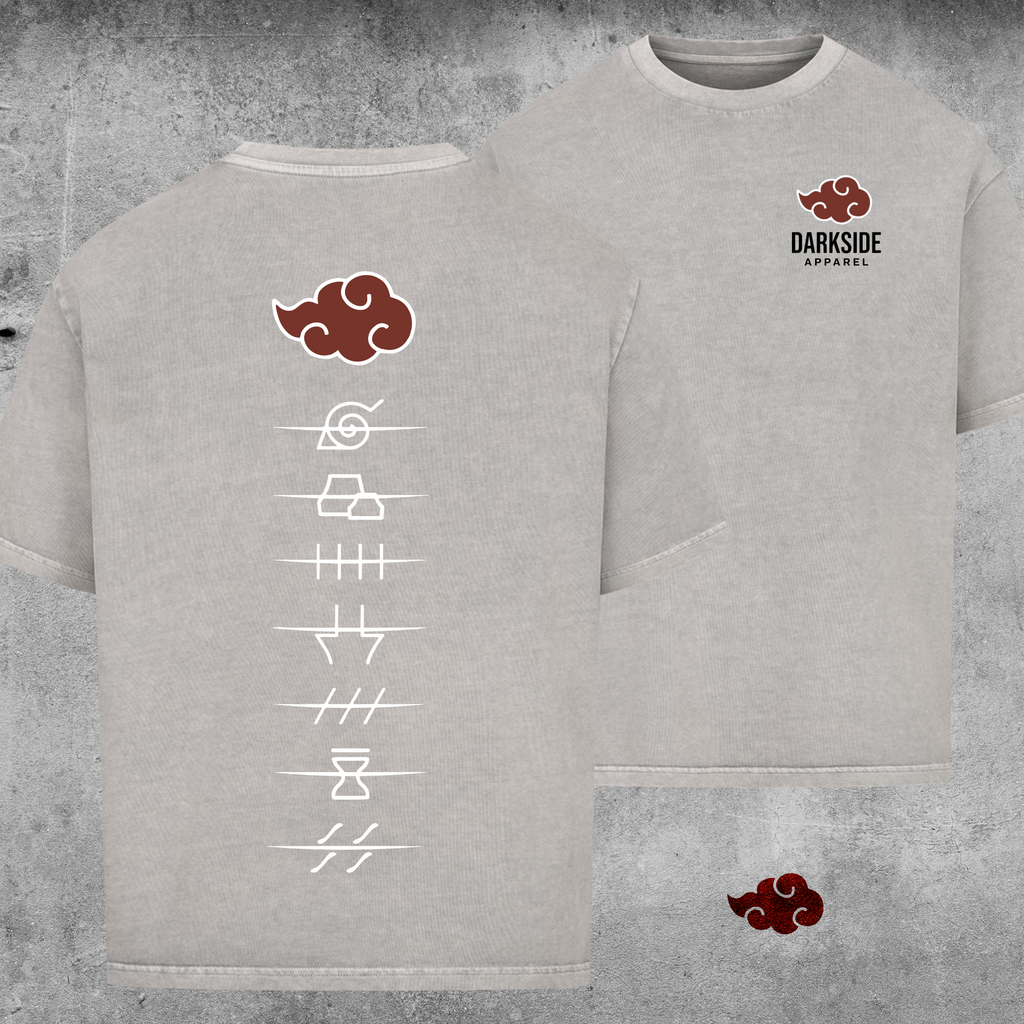 Akatsuki Banner Nukenin | Kakemono - Oversized Shirt