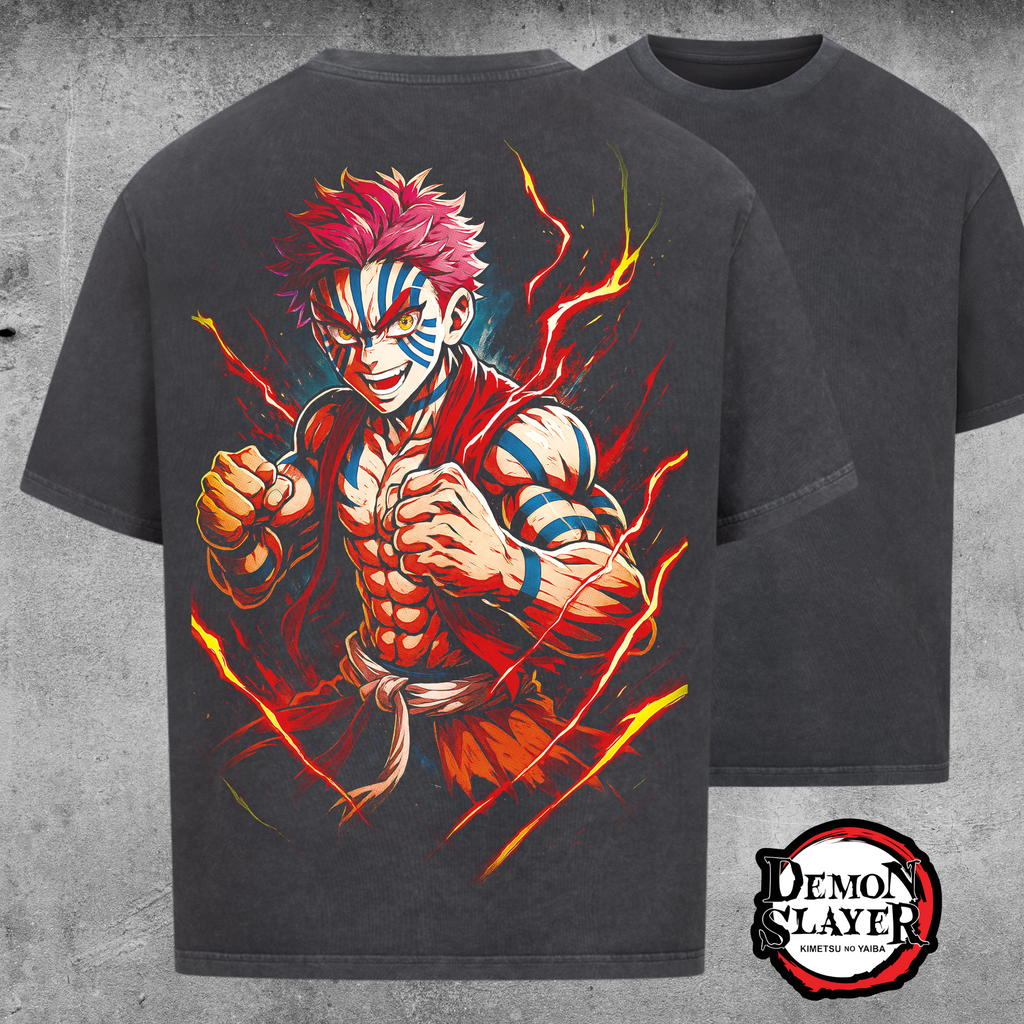 Akaza / Upper Moon Rage Edition - Oversized Shirt