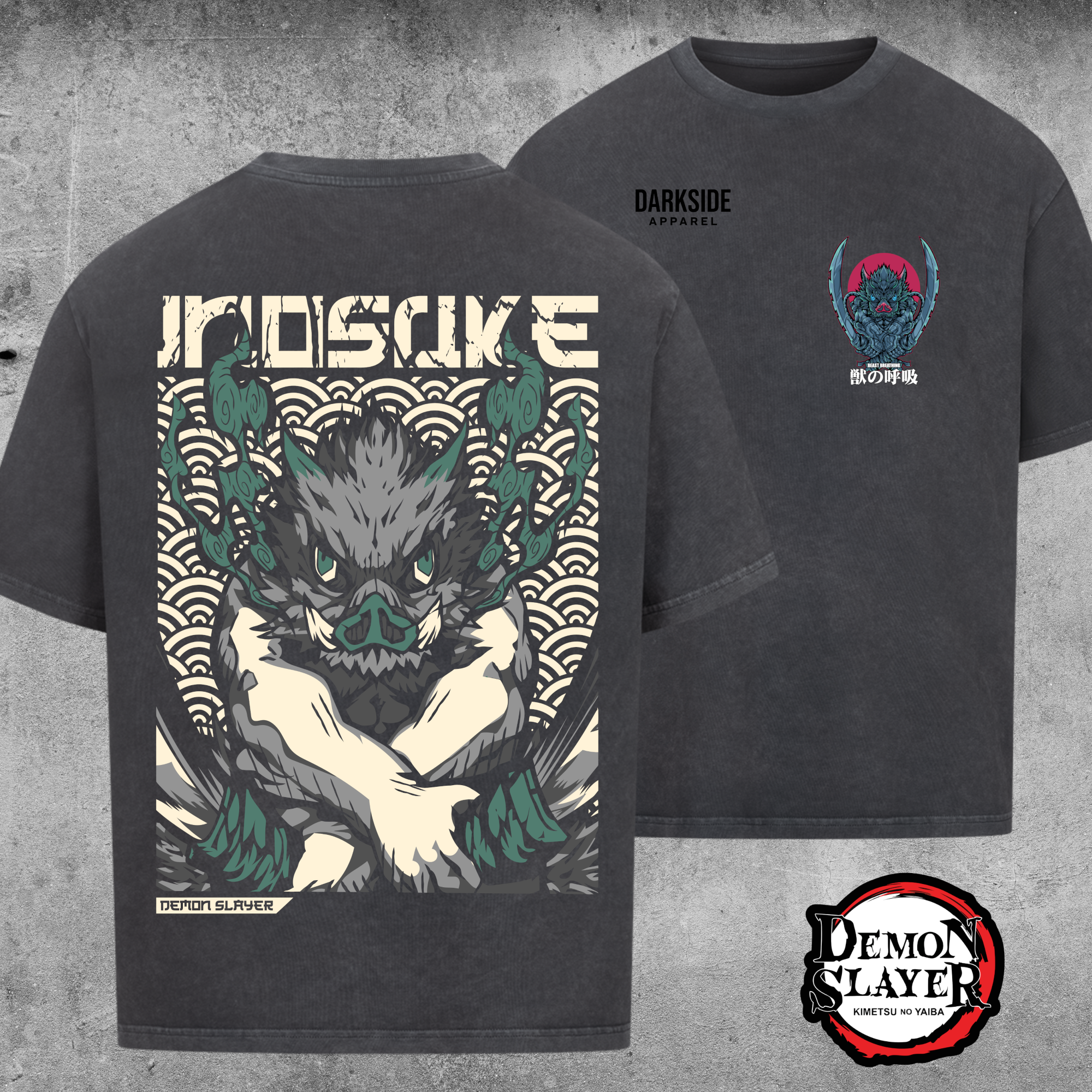 Inosuke Beast Breathing – Oversized Shirt