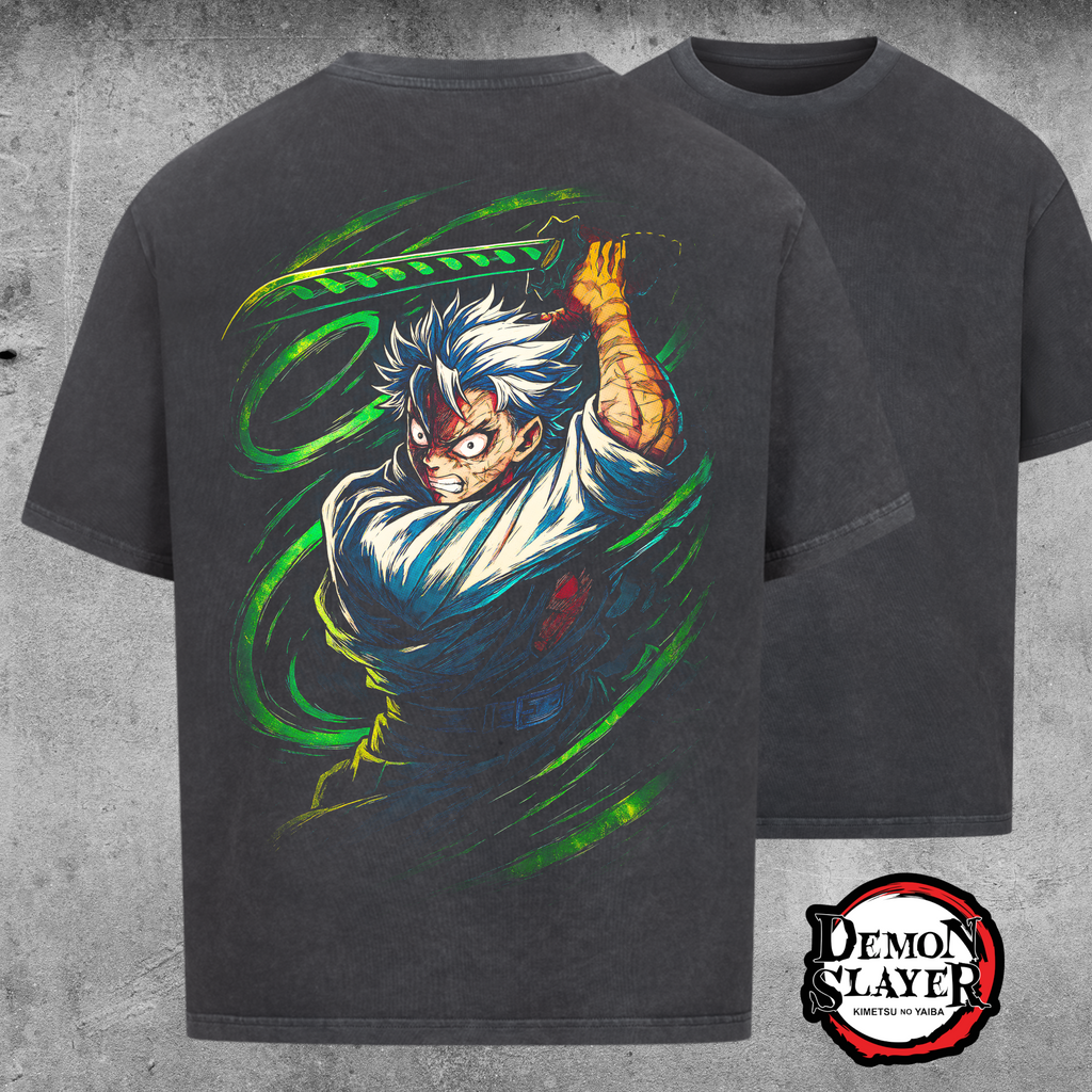 Sanemi Shinazugawa Wind Hashira Edition - Oversized Shirt